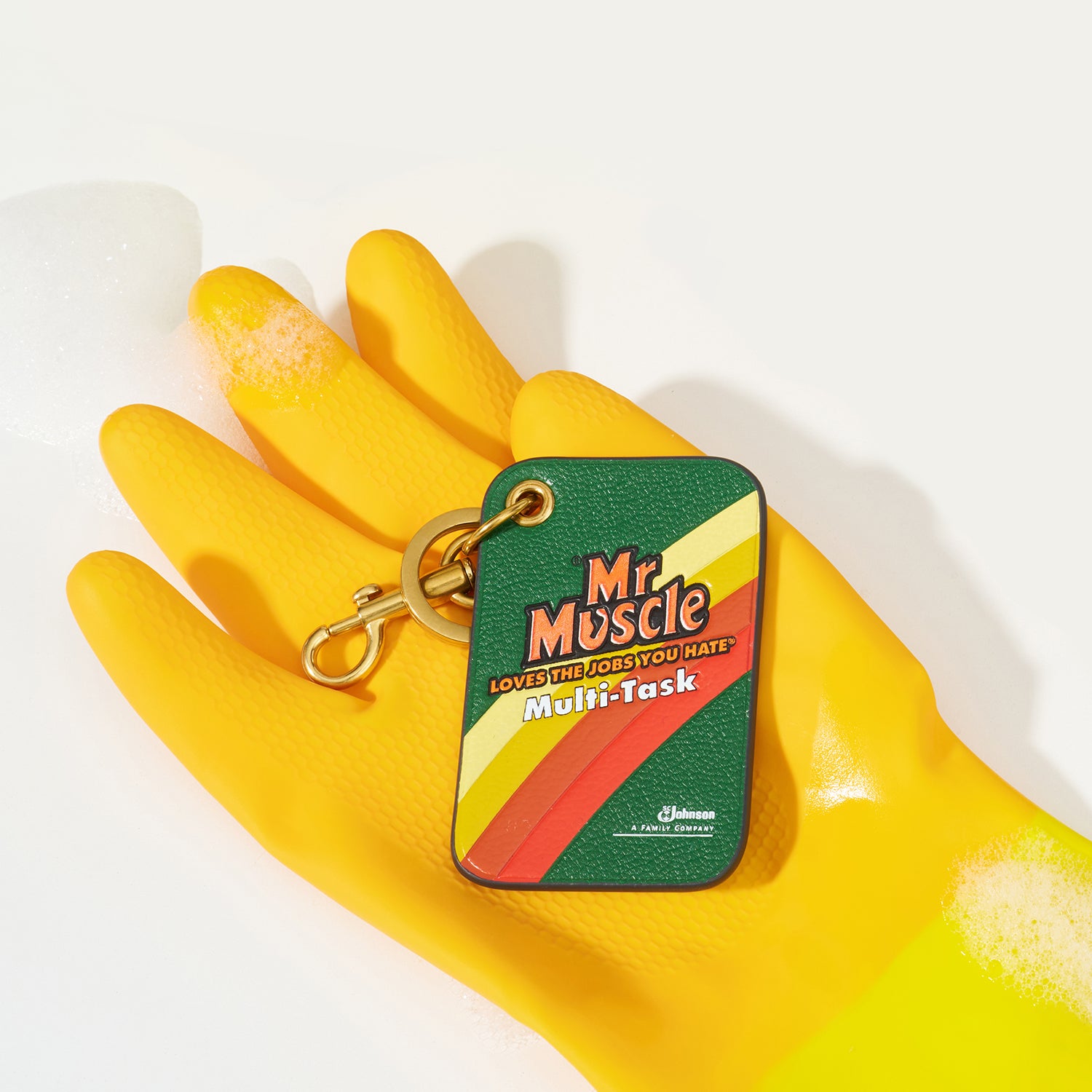 新作【Anya Hindmarch】Mr Muscle ジップレザーポーチ Anya Brands Mr Muscle Coin Purse Charm | Anya Hindmarch UK