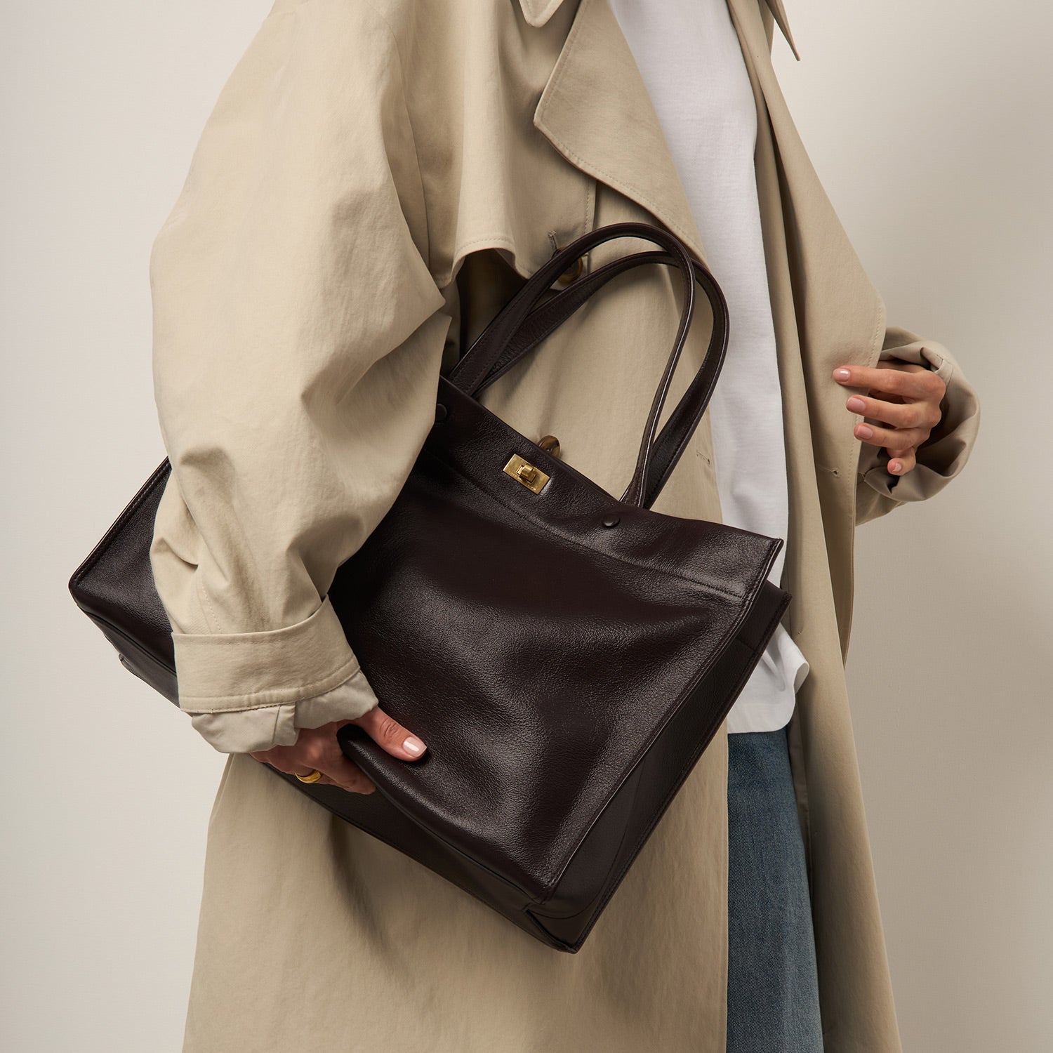 関税なし ANYA HINDMARCH Mortimer Tote in Grape Mortimer Tote | Anya Hindmarch UK