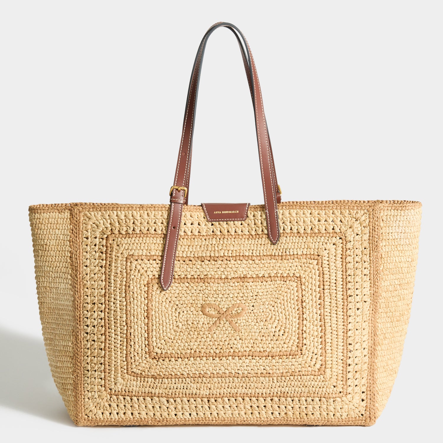 Anya Hindmarch ベージュ ロープボウハンドバッグ フラップ式 Anya Hindmarch ベージュ ロープボウハンドバッグ フラップ式 【公式通販】