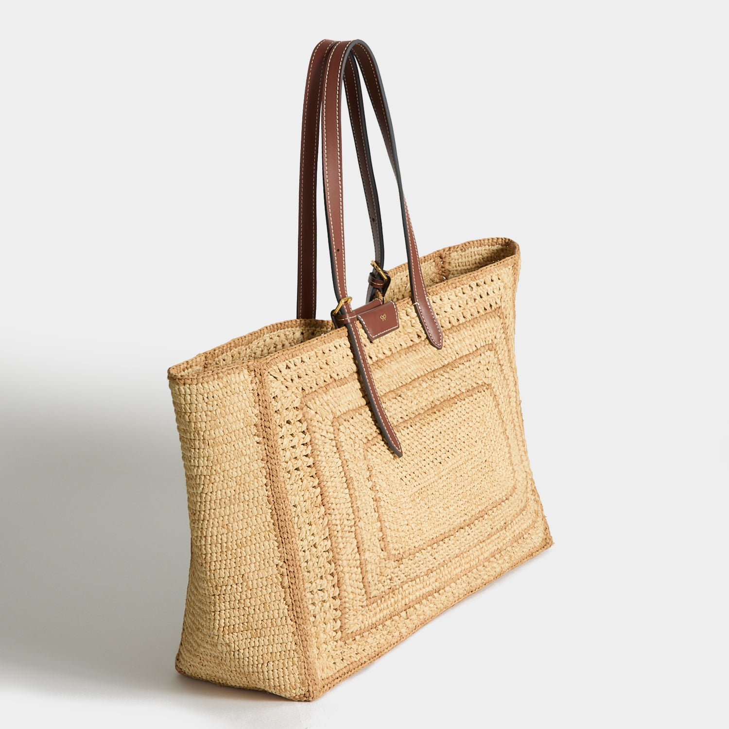 Raffia E/W Bow Tote | Anya Hindmarch