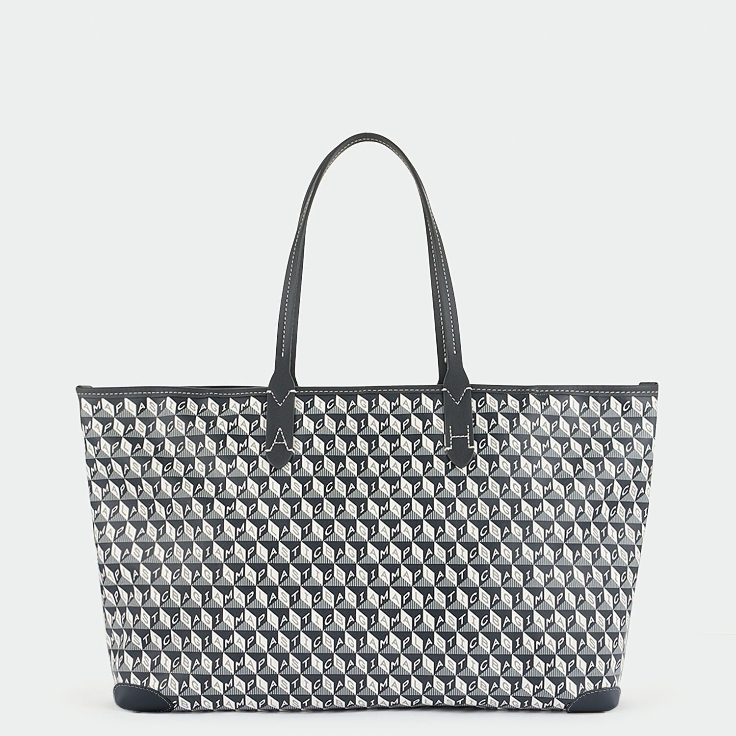 I Am A Plastic Bag Small Tote -

                  
                    Recycled Coated Canvas in Charcoal -
                  

                  Anya Hindmarch UK
