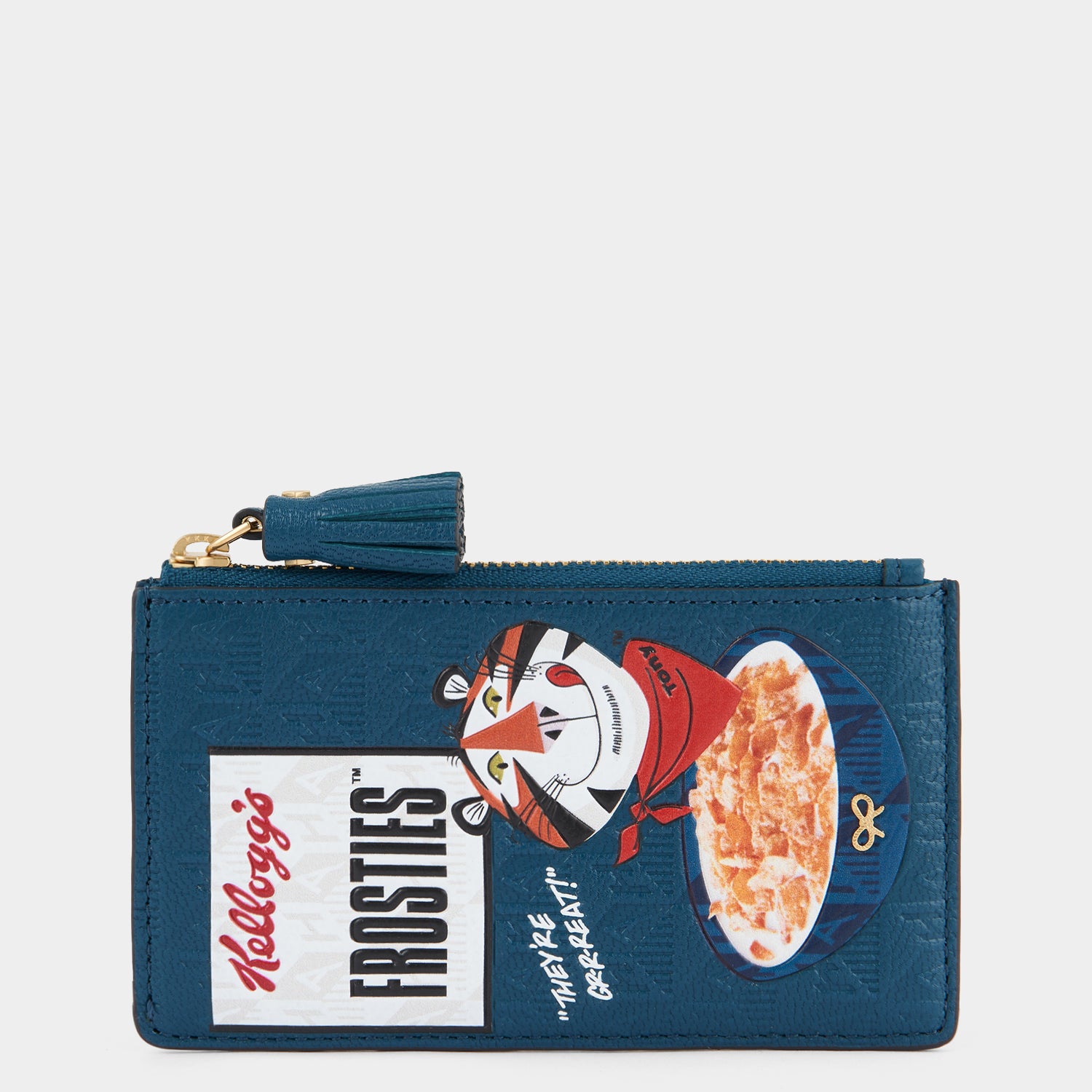 Anya Brands Frosties Zip Card Case -

                  
                    Capra Leather in Light Petrol -
                  

                  Anya Hindmarch UK
