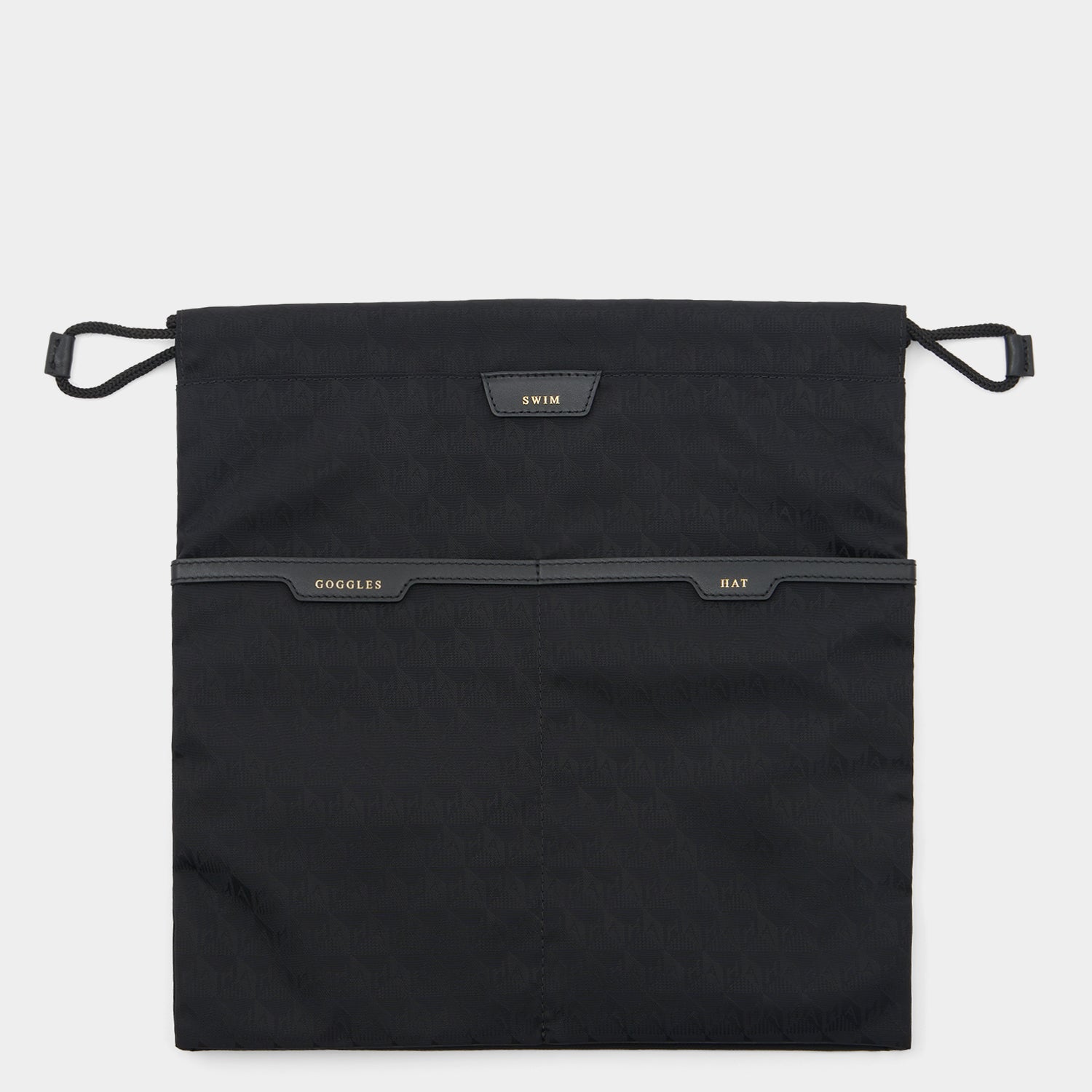 【ANYA HINDMARCH】Vaughan Drawstring bag Leather bag Anya Hindmarch Blue in Leather - 44006989