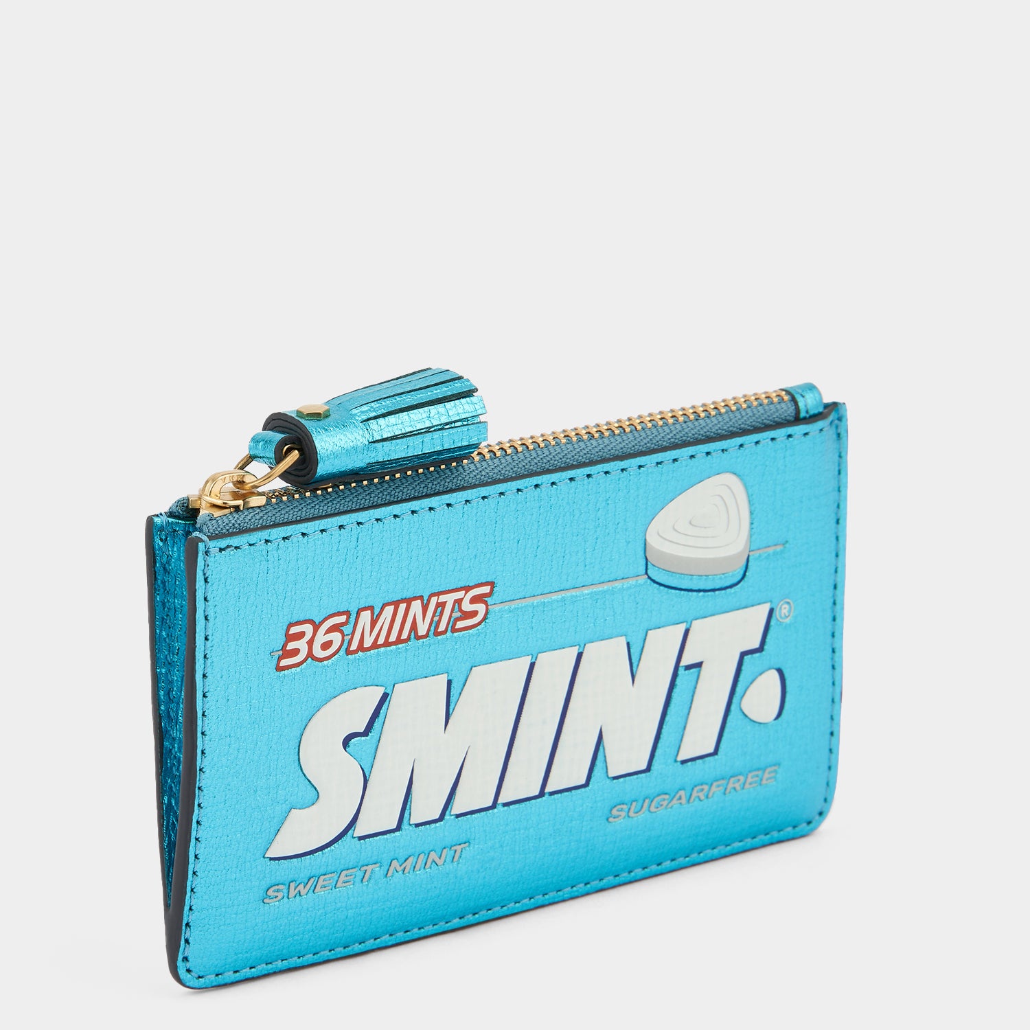 Anya Brands Smint Zip Card Case -

                  
                    Capra Leather in Bright Petrol -
                  

                  Anya Hindmarch UK

