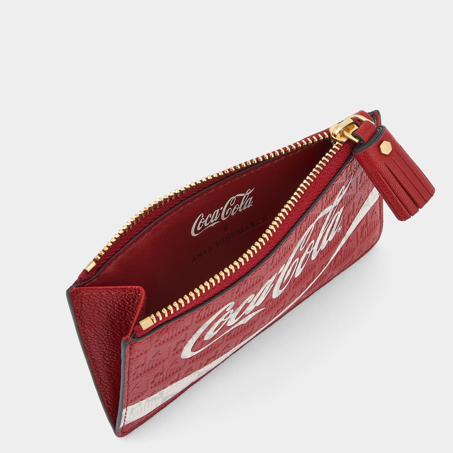 Anya Brands Coca Cola Zip Card -

                  
                    Capra Leather in Red -
                  

                  Anya Hindmarch UK
