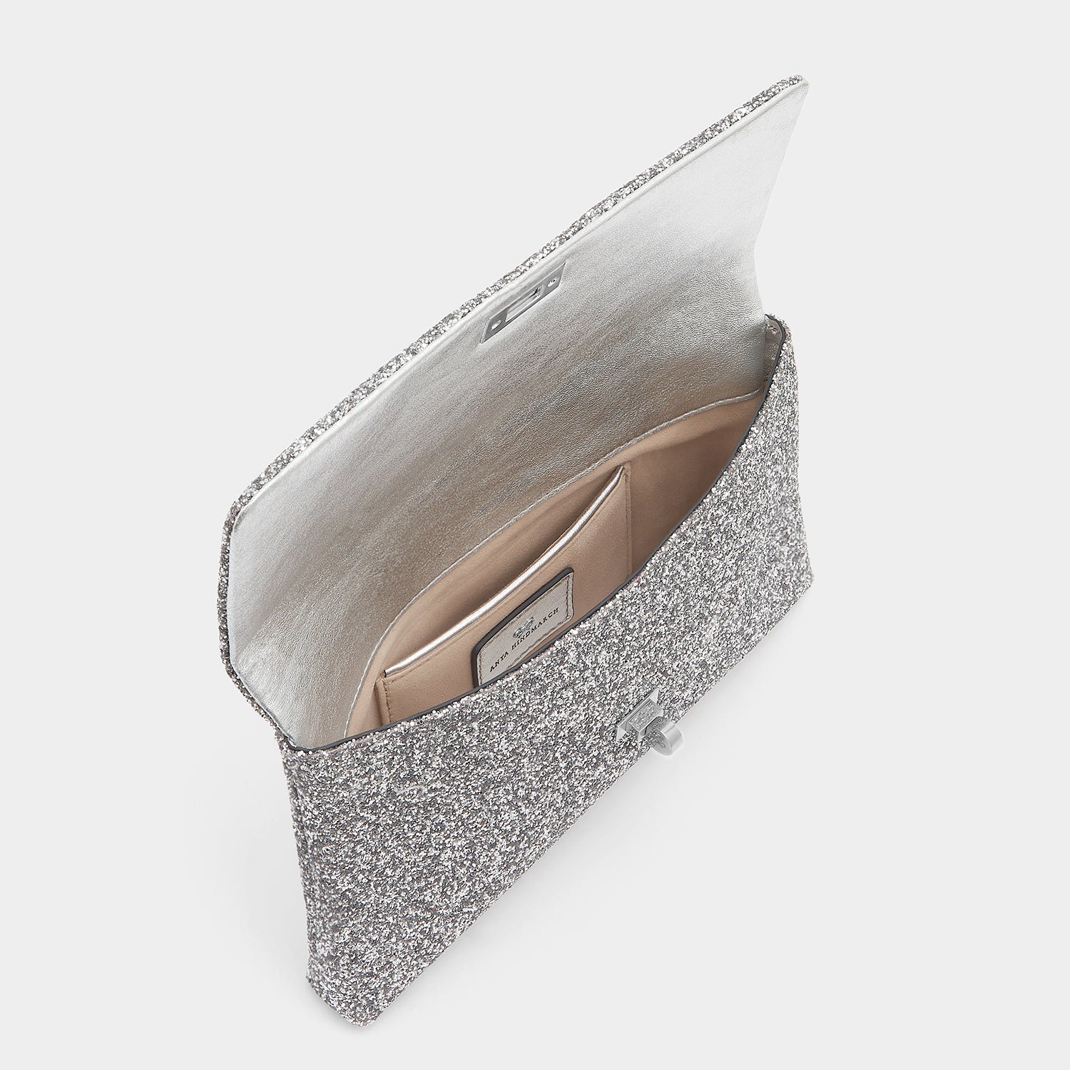 Valorie Clutch -

                  
                    Glitter in Silver -
                  

                  Anya Hindmarch UK
