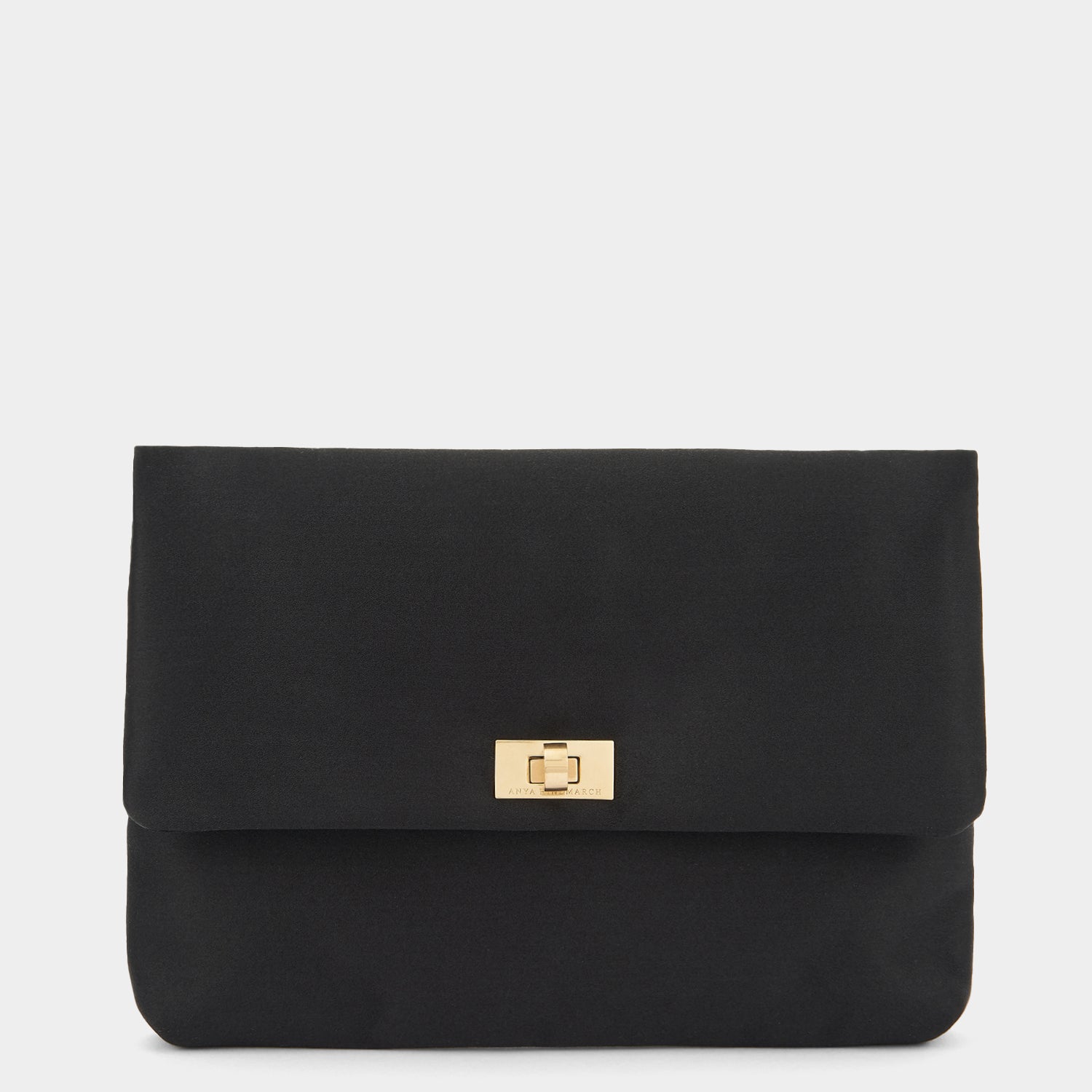 Valorie Clutch -

                  
                    Recycled Satin in Black -
                  

                  Anya Hindmarch UK
