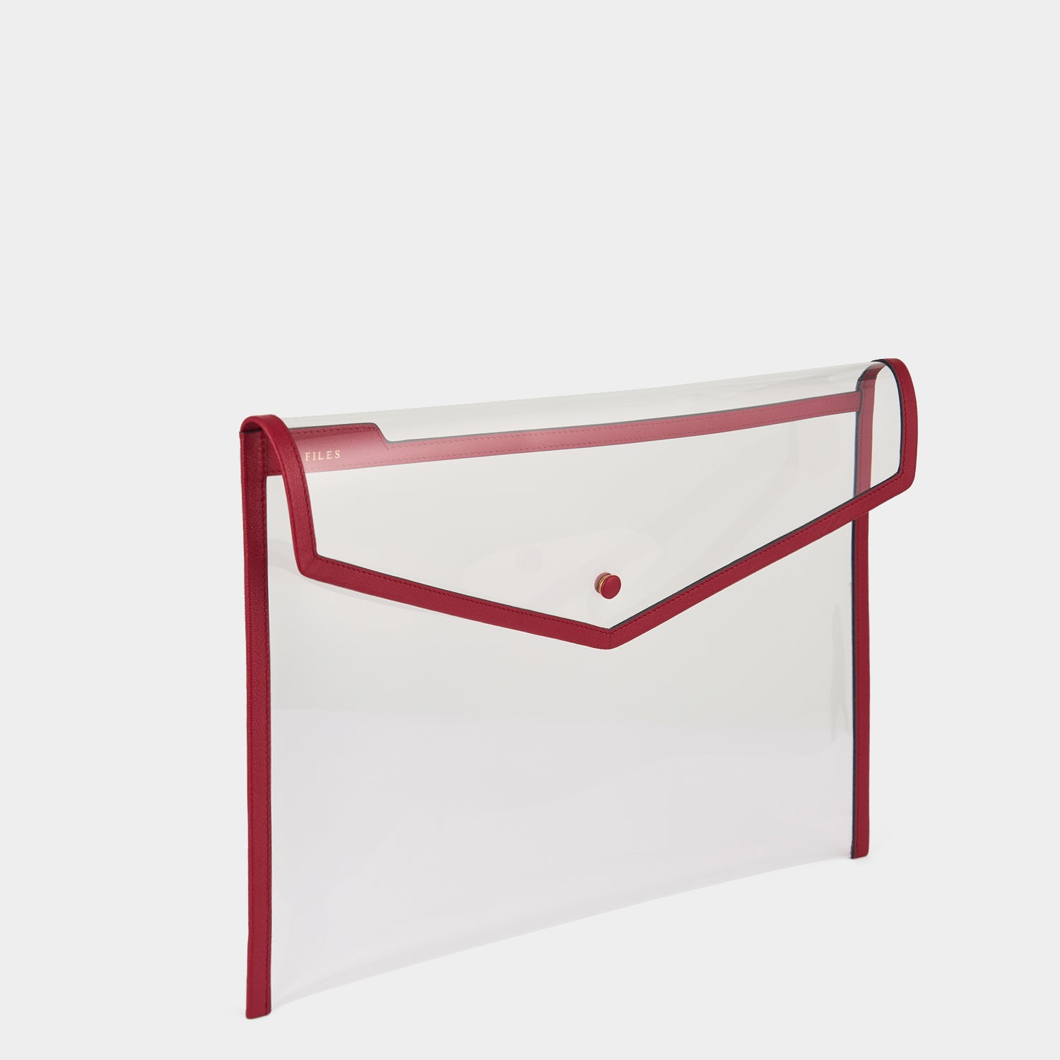 Files Envelope -

                  
                    Capra Leather in Red/Clear -
                  

                  Anya Hindmarch UK
