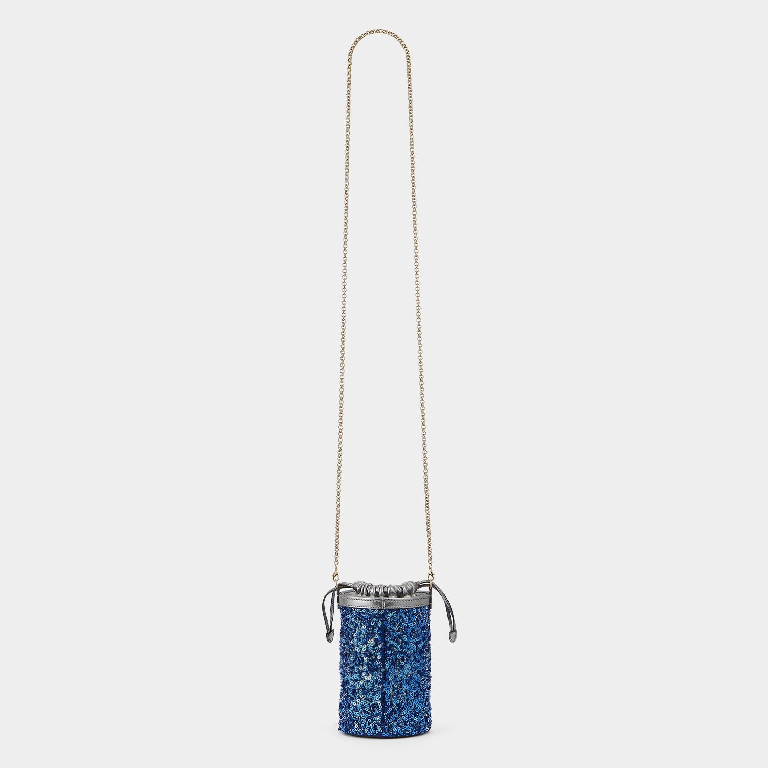 Anya Brands Foster's Mini Bucket Bag -

                  
                    Sequins in Blueberry -
                  

                  Anya Hindmarch UK
