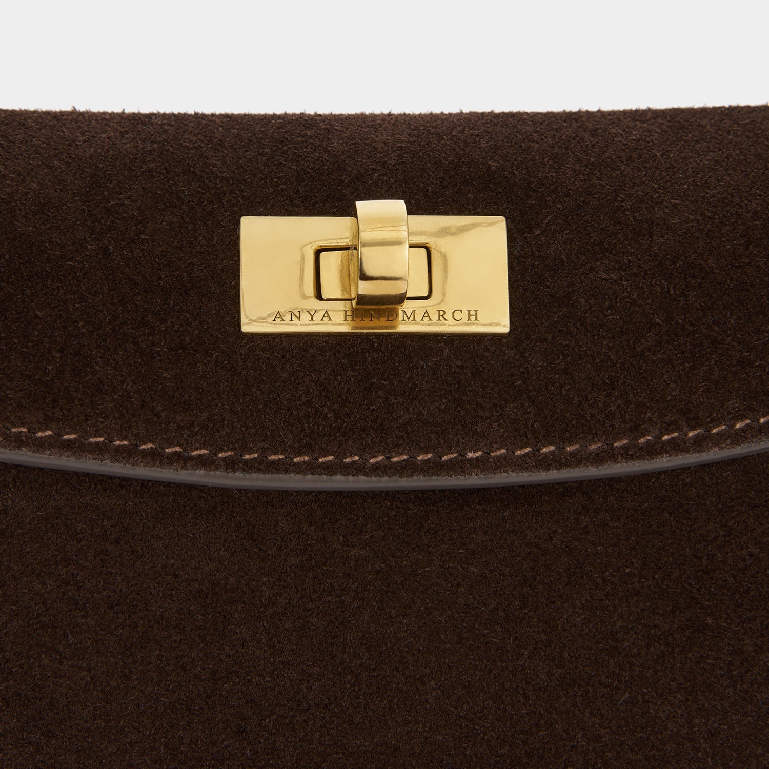 Waverley Shoulder Bag -

                  
                    Suede in Truffle -
                  

                  Anya Hindmarch UK
