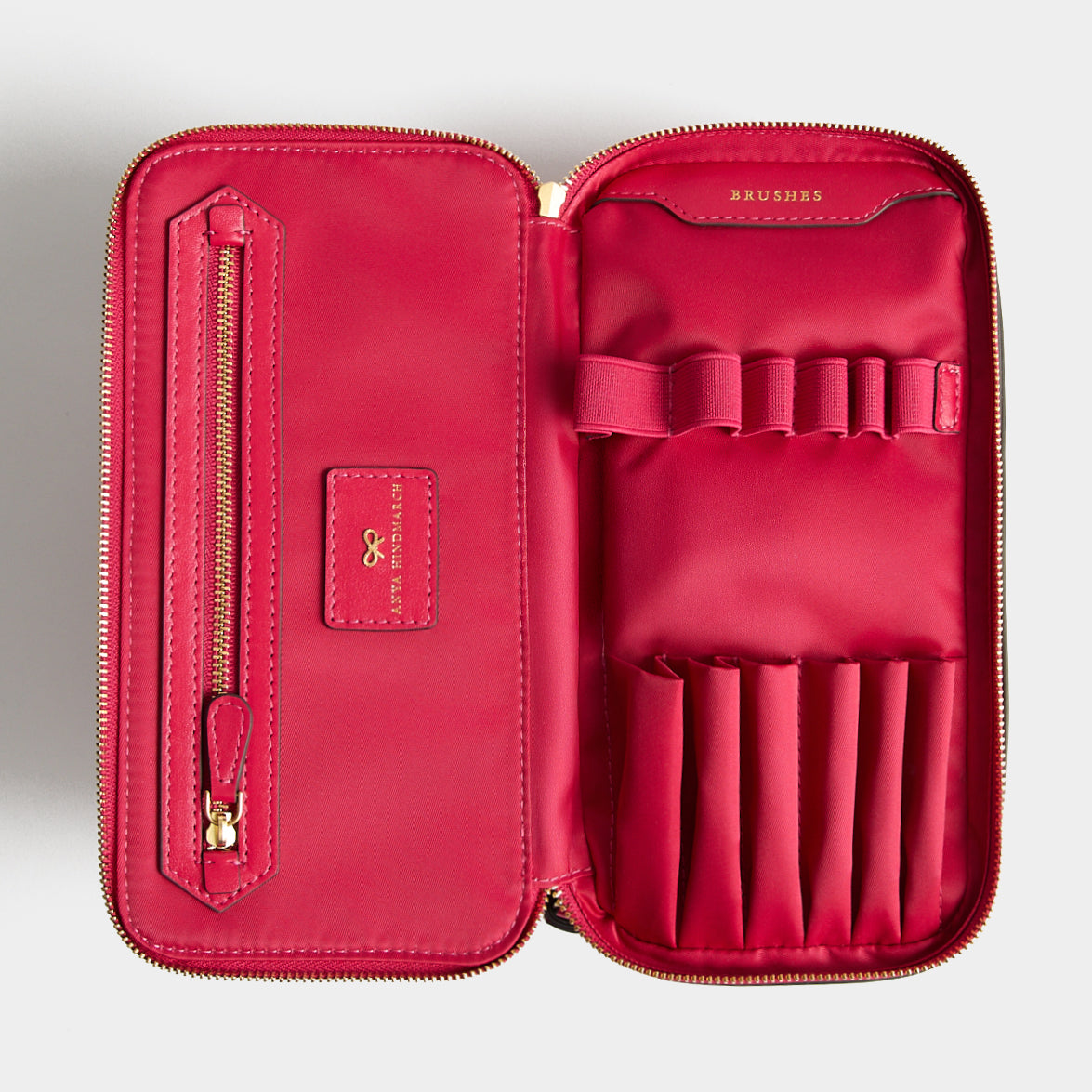 anya hindmarch travel makeup bag Logo Make-Up Pouch Sac à main de Voyage Ordinateur et Tablette Wholesale Waterproof Clear Transparent Reel Model:Rage Pro 90 up brushes and small