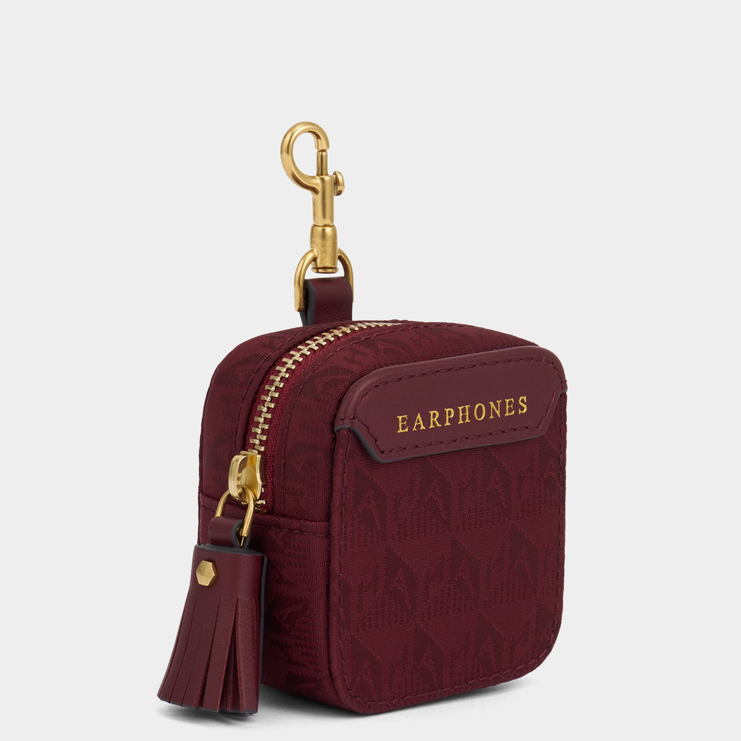 Logo Ear Phones Travel Pouch | Anya Hindmarch UK