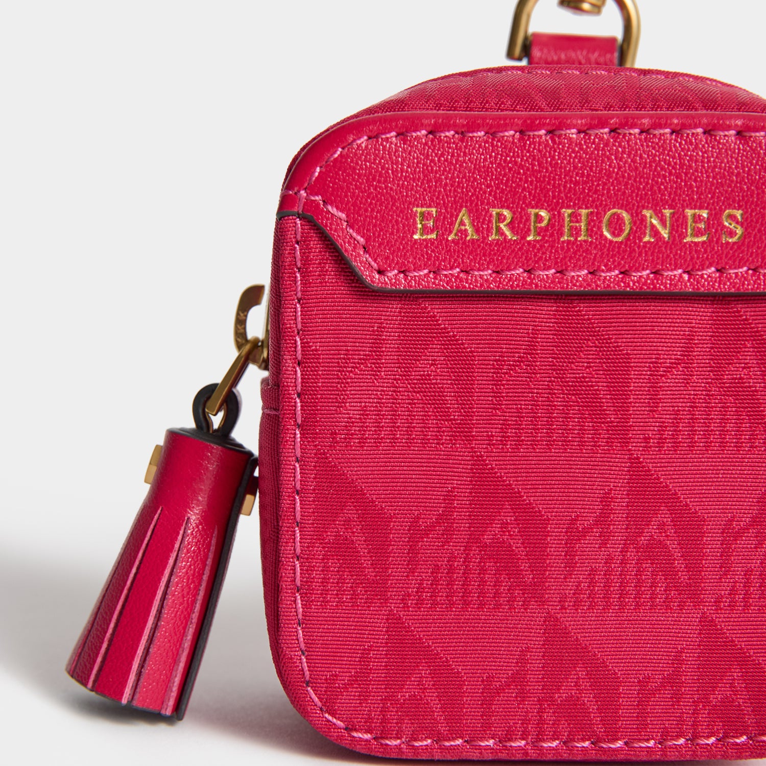 Logo Ear Phones Travel Pouch | Anya Hindmarch UK