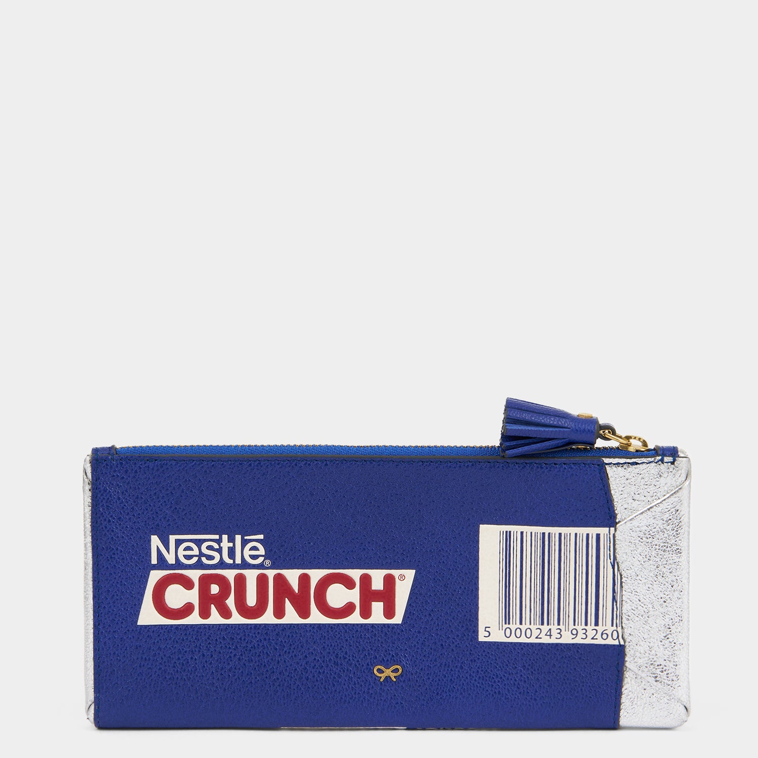 Anya Brands Crunch Pencil Case -

                  
                    Capra Leather in Metallic Dark Blue -
                  

                  Anya Hindmarch UK
