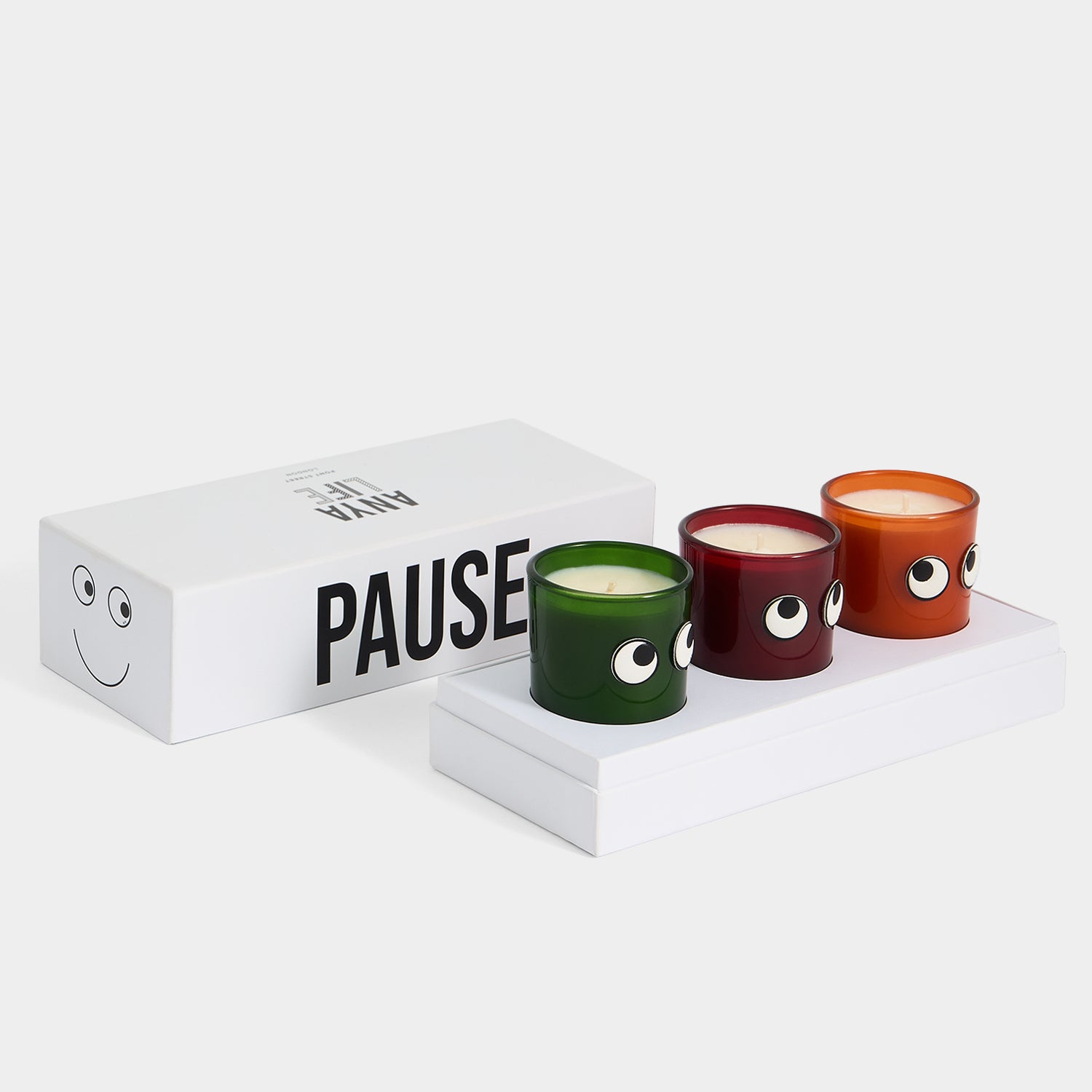 Set of 3 Mini Eyes Candles | Anya Hindmarch UK