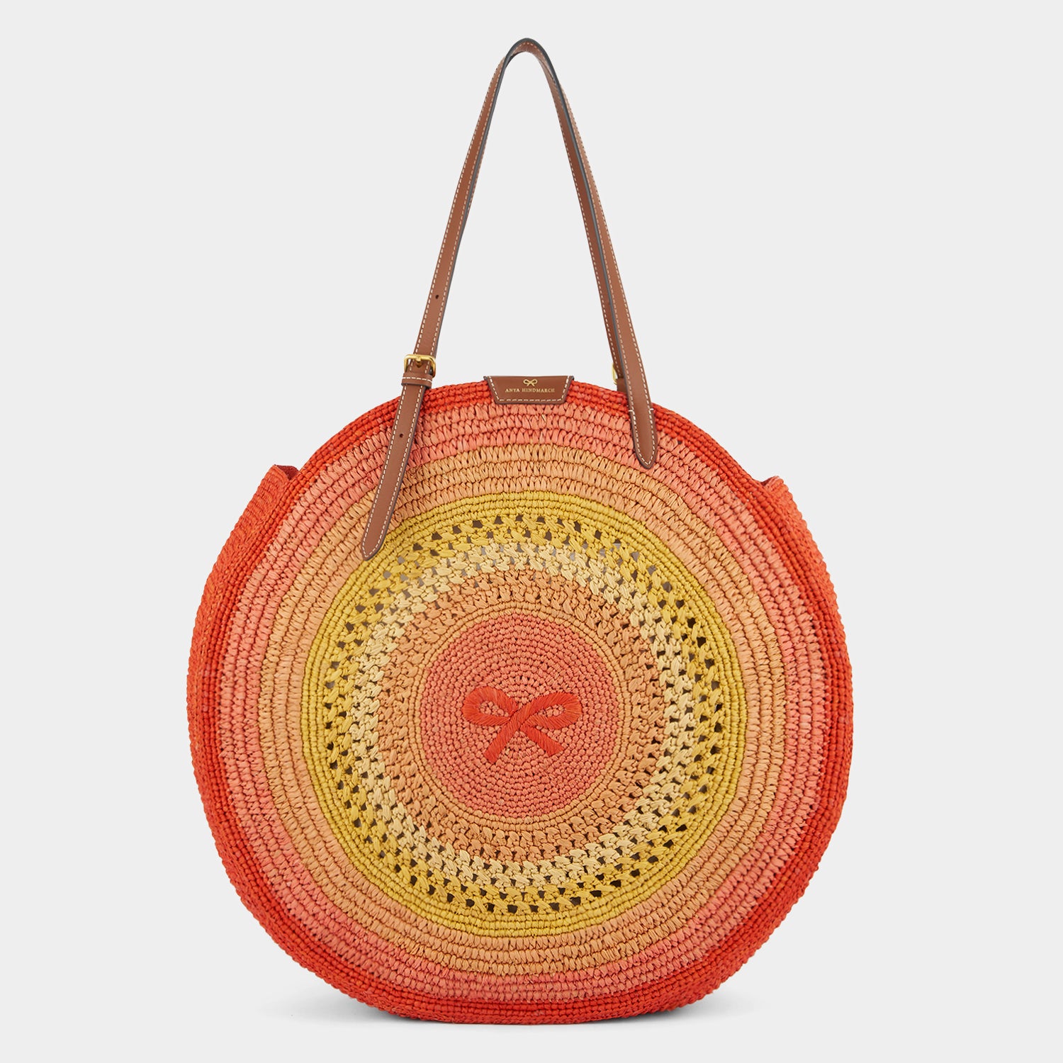 トートバッグ ANYA HINDMARCH Anya Brands Club Orange Raffia Tote Bag Anya Brands McVitie's Club Orange E/W Tote | Anya Hindmarch UK