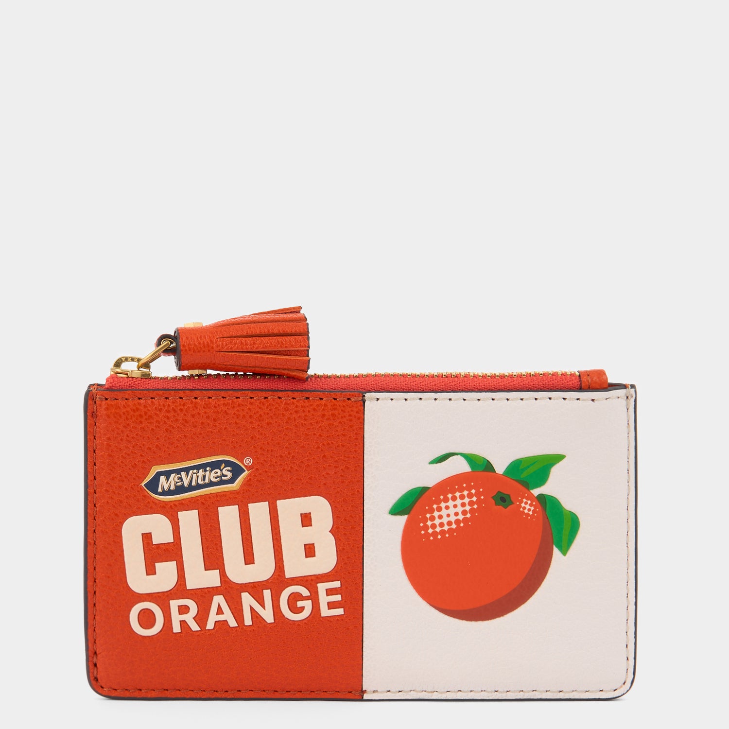 新作【Anya Hindmarch】McVitie's Club Orange カードケース Anya Brands McVitie's Club Orange Zip Card Case | Anya
