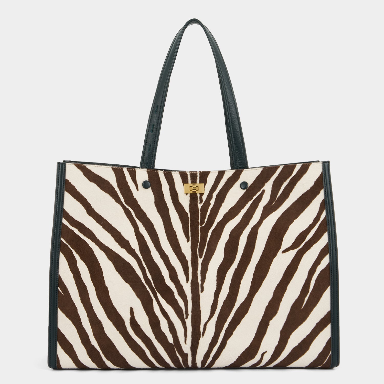 ショルダーバッグ・ポシェット ANYA HINDMARCH Mortimer Cross-Body Zebra-Print Calf Hair Bag Anya Hindmarch Mortimer Cross-Body Zebra-Print Calf Hair Bag