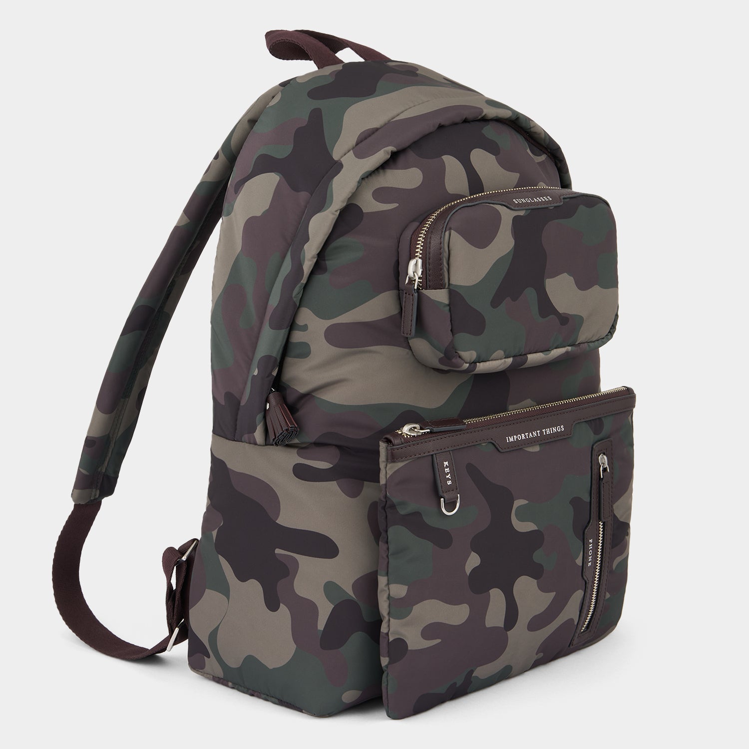 Camouflage Multi Pocket Backpack | Anya Hindmarch UK