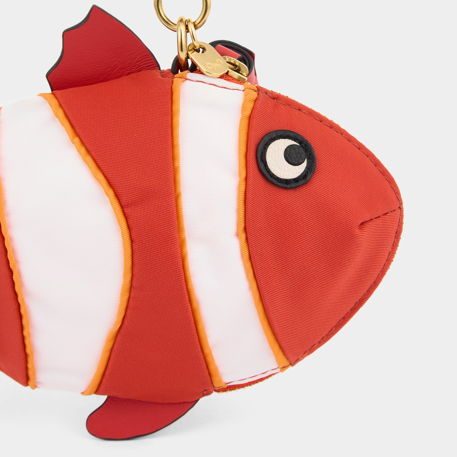 ANYA HINDMARCH☆Clown Fish Woven キーリング ポーチ【UK発】 Clown Fish Charm Pouch | Anya Hindmarch UK