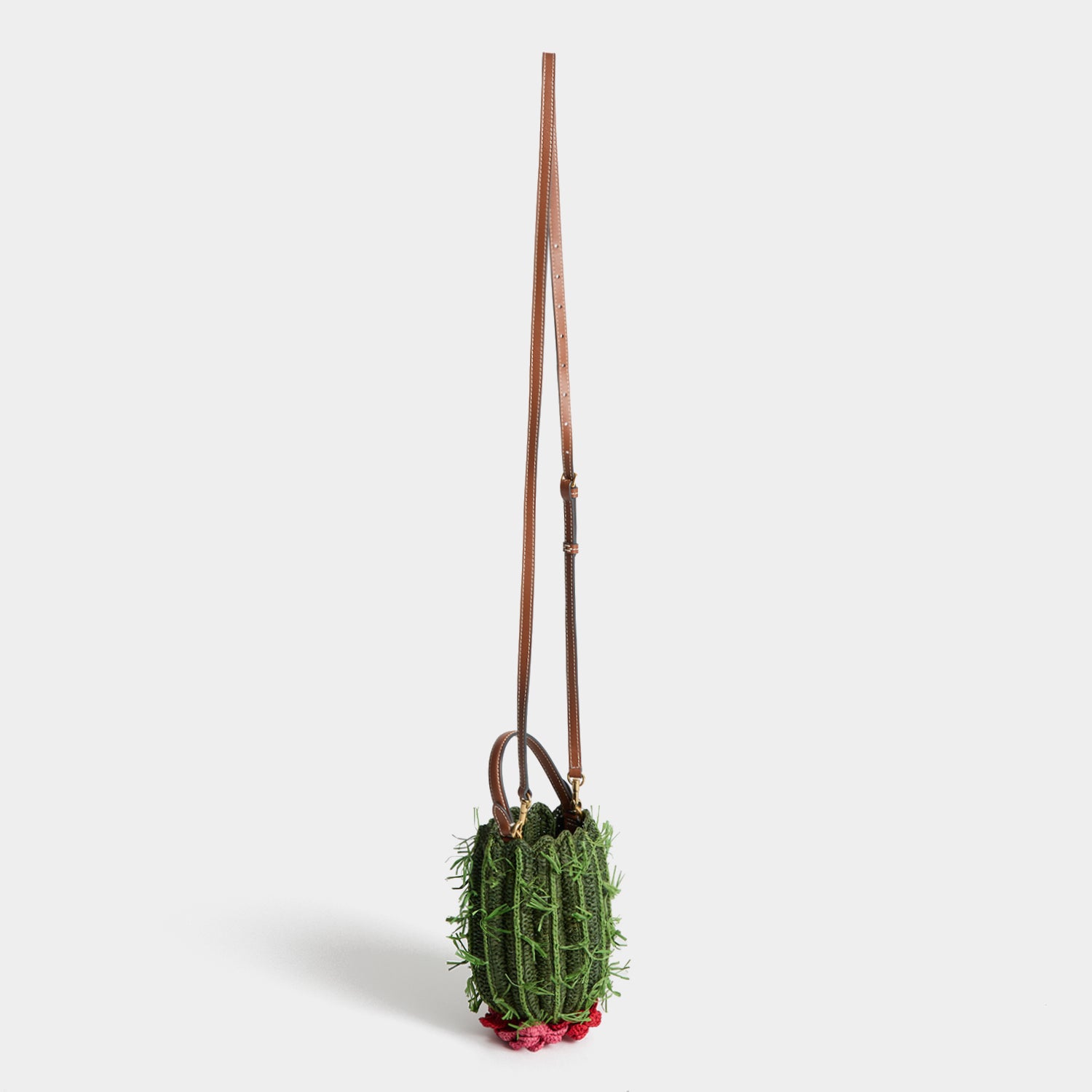 Raffia Cactus Cross-body