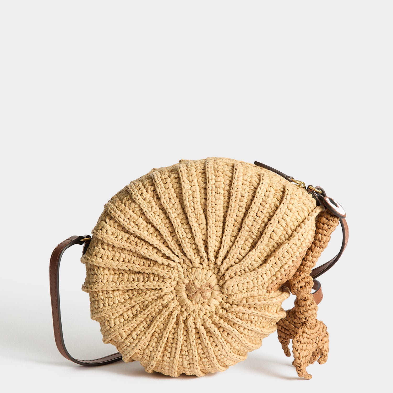 Raffia Hermit Crab Cross-body | Anya Hindmarch UK