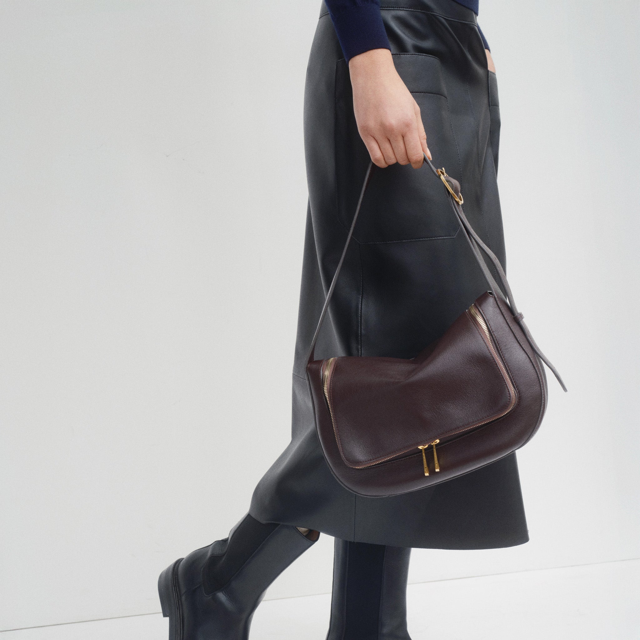 ANYA HINDMARCH ブラウン vere ショルダーバッグ Vere Shoulder Bag | Anya Hindmarch US