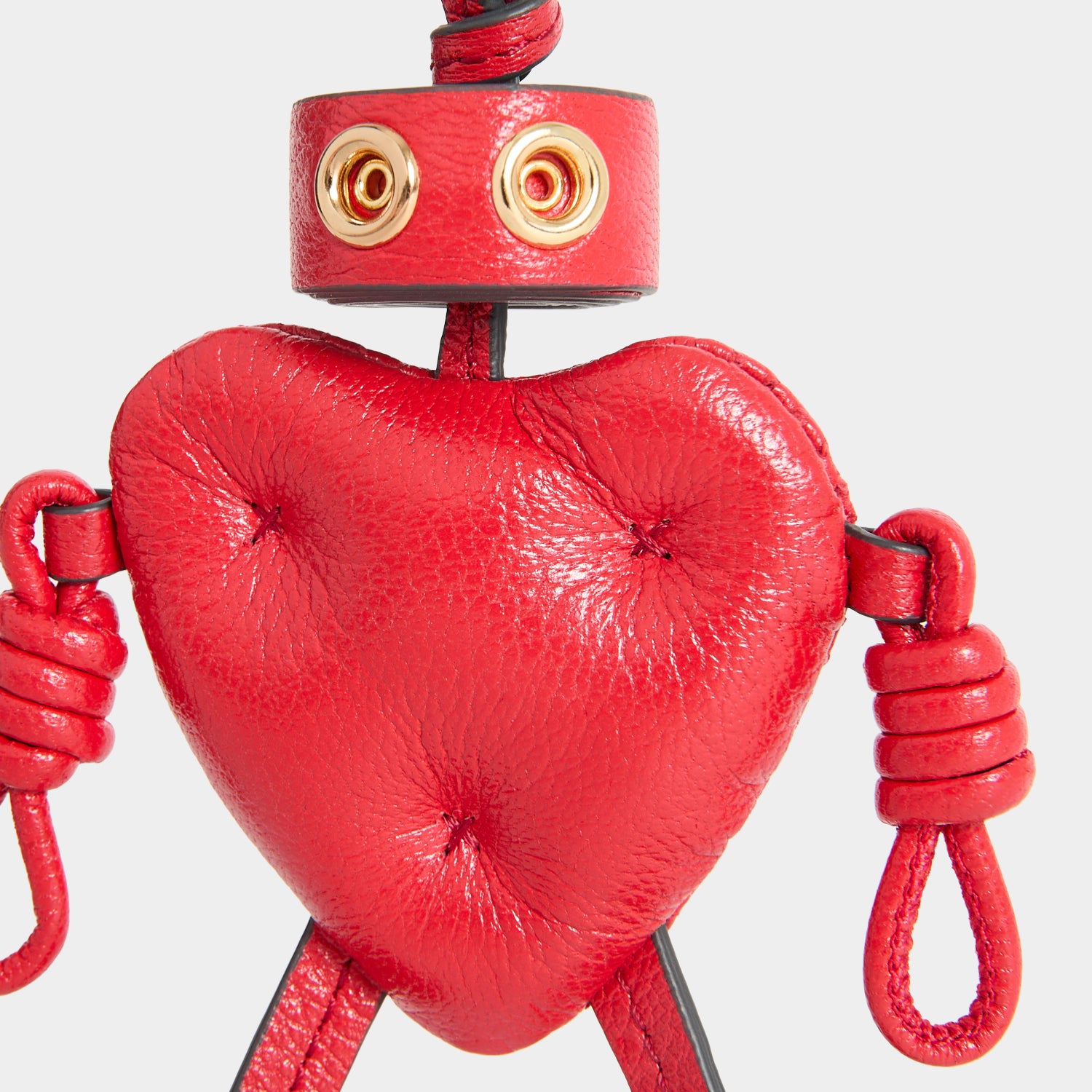 ANNA HINDMARCH ハート型キーホルダー Chubby Heart Character Charm | Anya Hindmarch UK