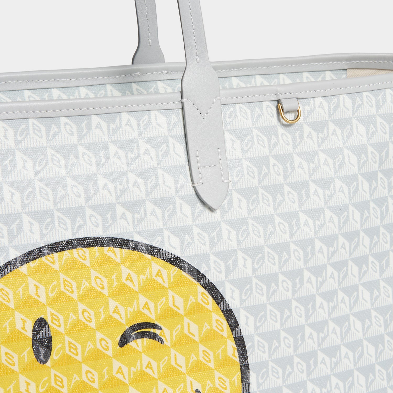I Am A Plastic Bag Wink Zipped Tote | Anya Hindmarch