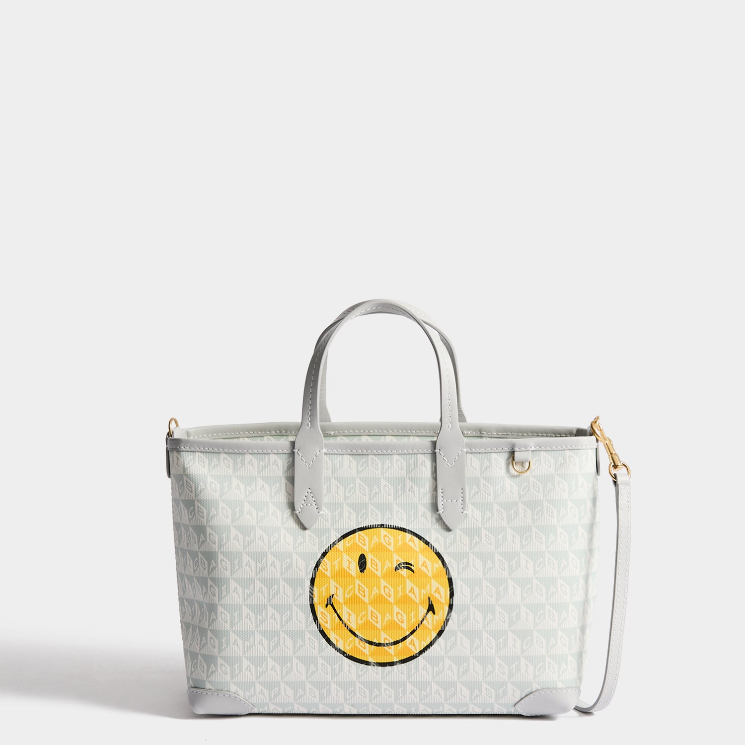 I Am A Plastic Bag XS Wink Zipped Cross-body Tote | Anya Hindmarch