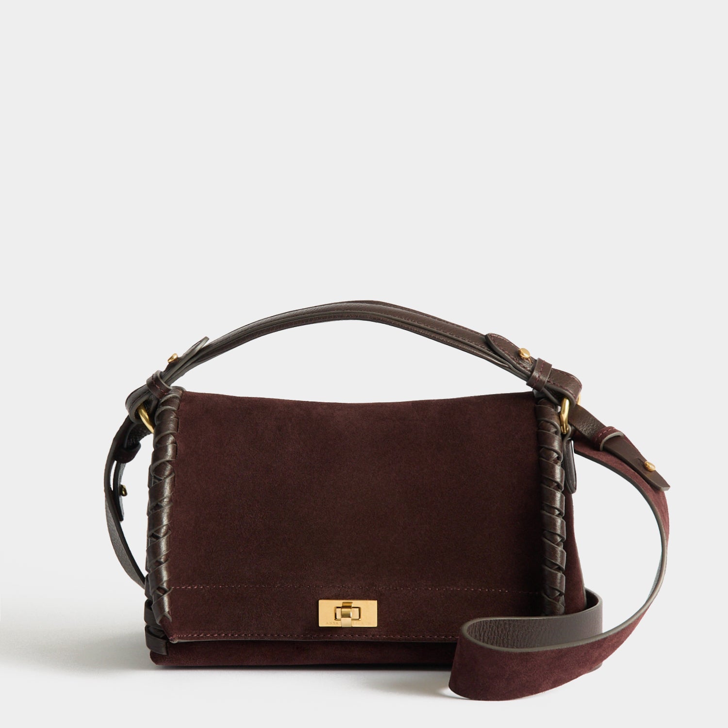 ANYA HINDMARCH ショルダーバッグ ブラウン Mortimer Whipstitch Cross-body | Anya Hindmarch