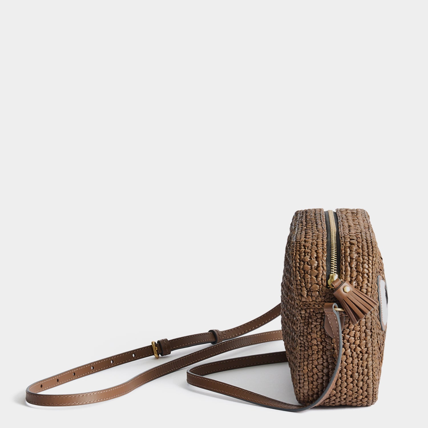 Raffia Eyes Cross-body | Anya Hindmarch