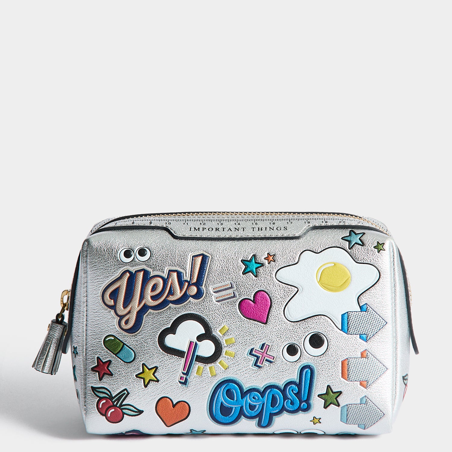 Anya Hindmarch IMPORTANT THINGSポーチ All Over Stickers Important Things Pouch | Anya Hindmarch