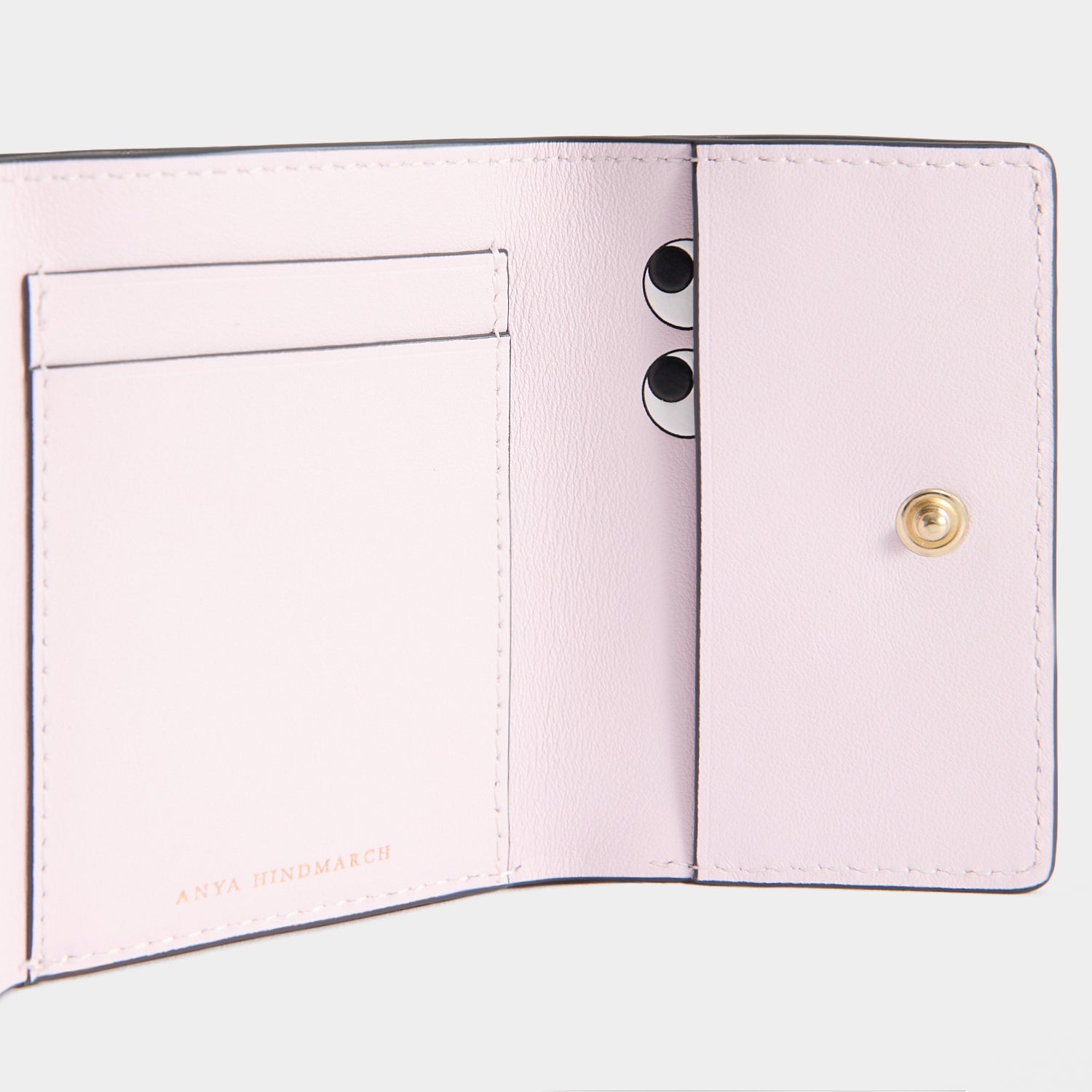Peeping Eyes Mini Trifold Wallet | Anya Hindmarch UK