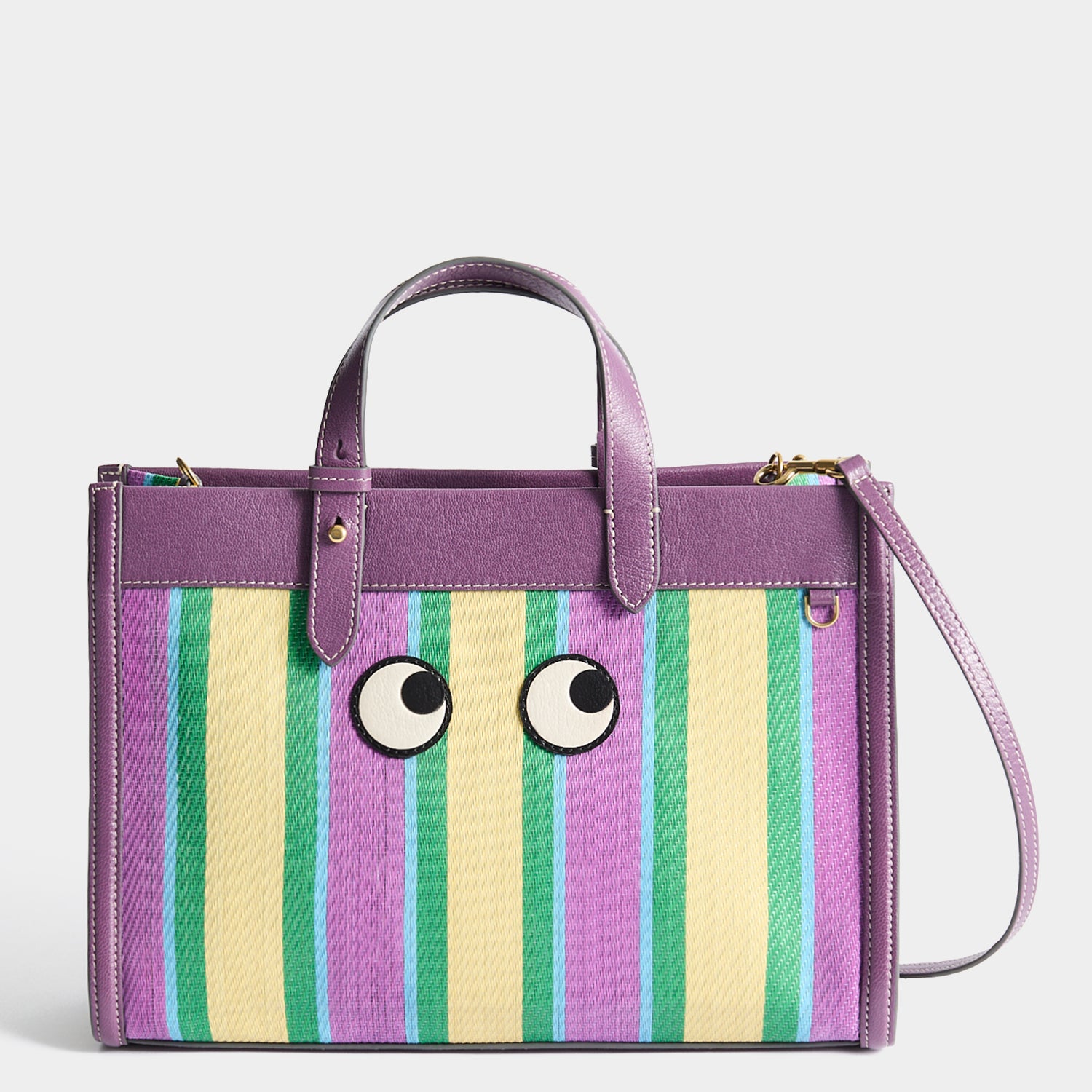 Nico　ANYA HINDMARCH　fergus　パープル系　バッグ E/W Stripes Cross-body | Anya Hindmarch UK