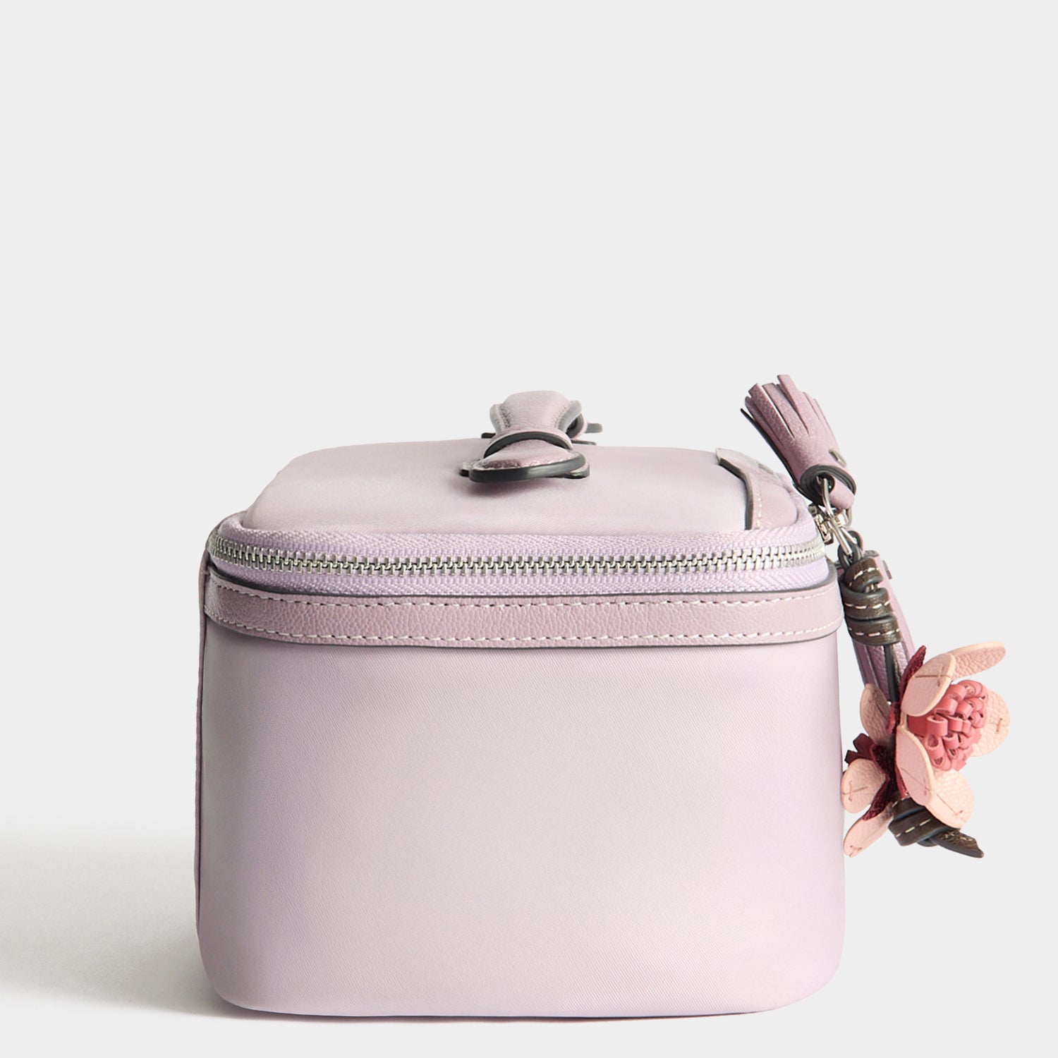さくらANYA HINDMARCH  スマイルケース ANYA HINDMARCH Sakura Blossom leather-trimmed shell cosmetics case