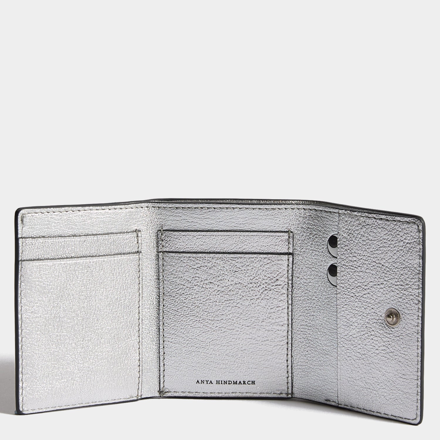 Peeping Eyes Mini Trifold Zip Wallet | Anya Hindmarch
