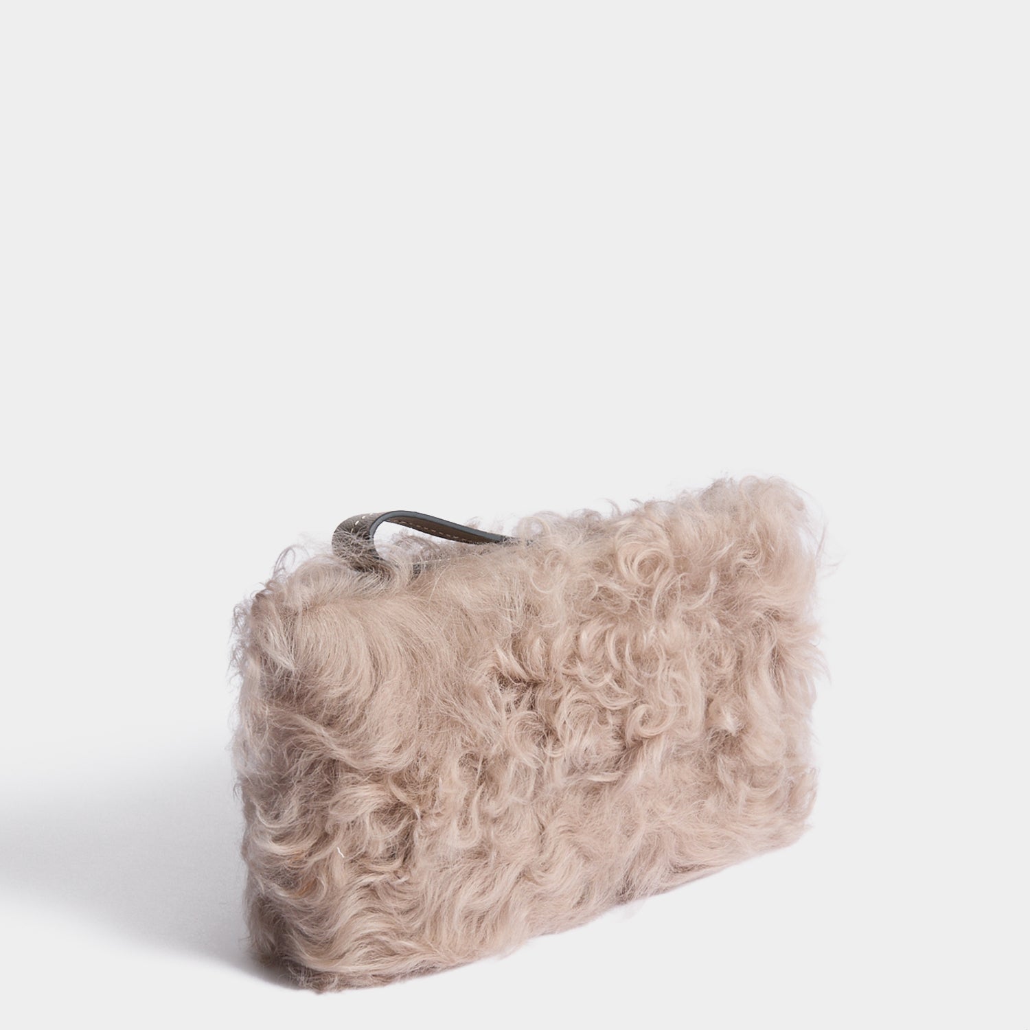 Shearling Eyes Clutch | Anya Hindmarch