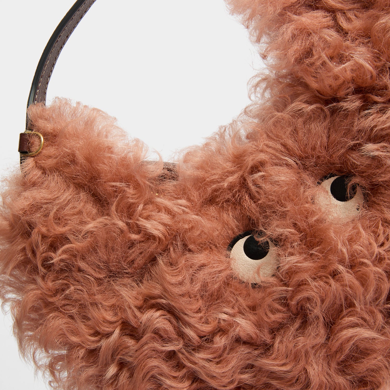 Shearling Eyes Half Moon Bag | Anya Hindmarch
