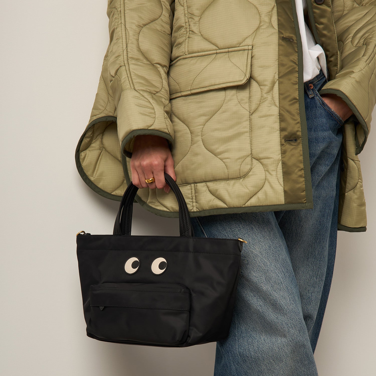 E/W Eyes Mini Cross-body Tote Anya Hindmarch UK - Main Image