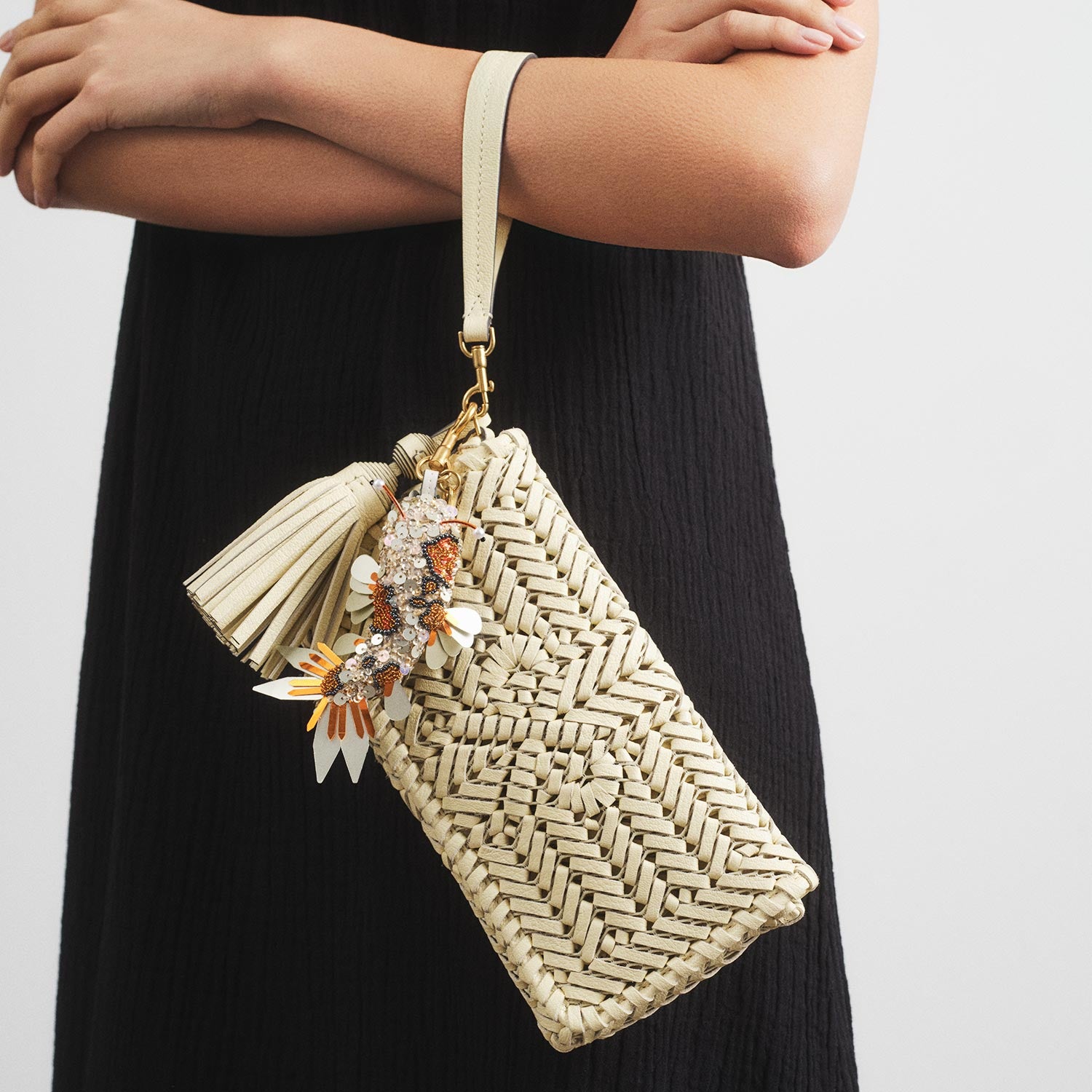 Neeson Tassel Clutch | Anya Hindmarch