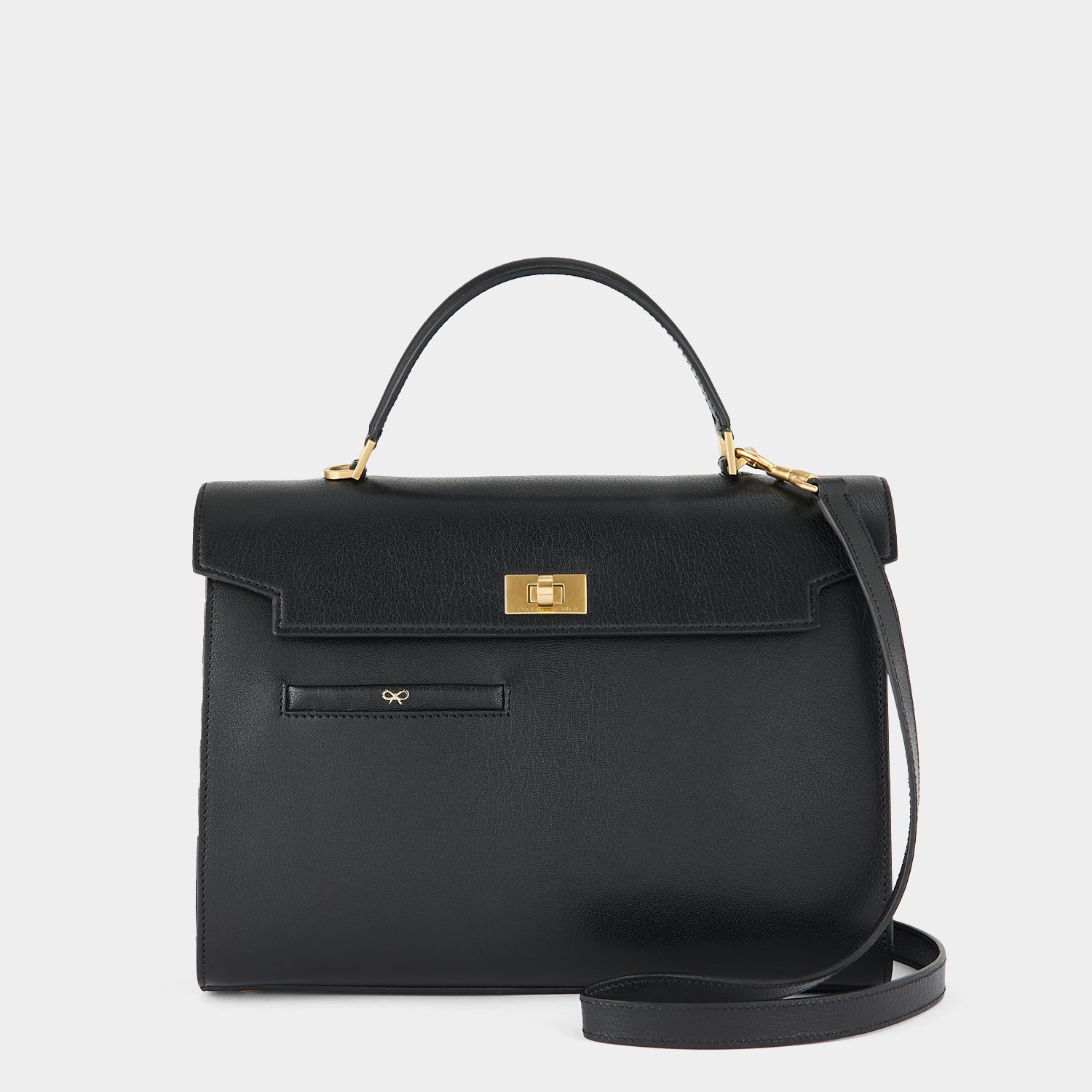 Mortimer Top Handle -

                  
                    Leather in Black -
                  

                  Anya Hindmarch UK
