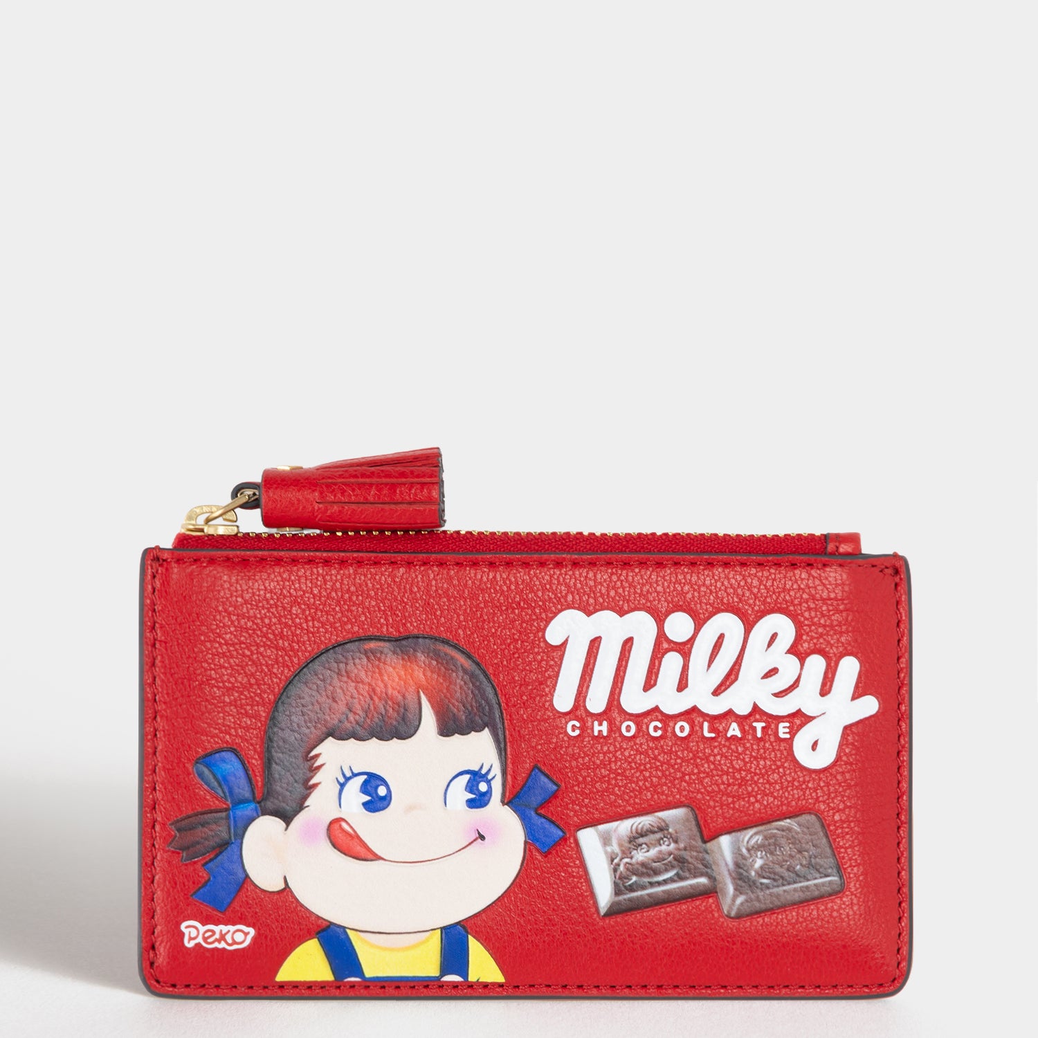Anya Brands Milky Zip Card Case | Anya Hindmarch UK