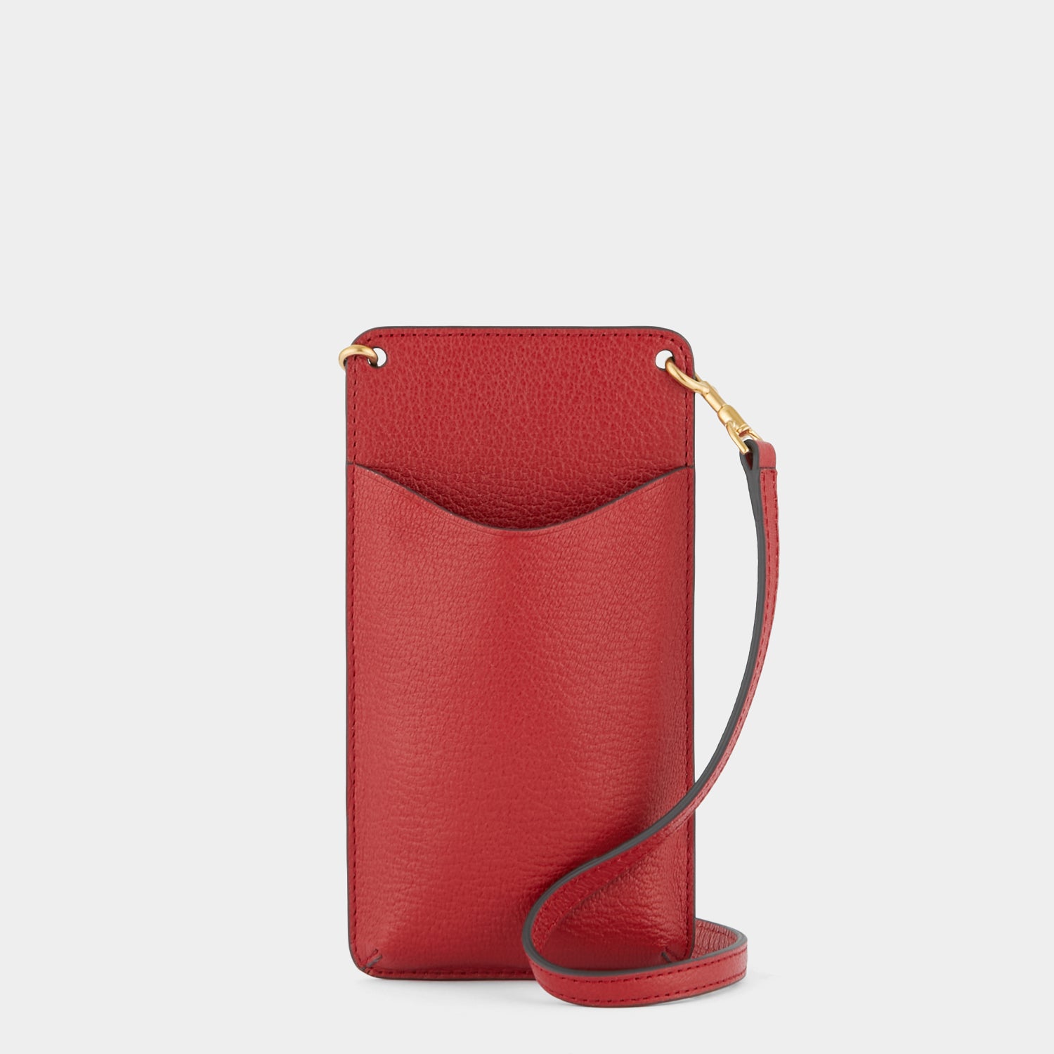 Bespoke Phone Pouch on Strap -

                  
                    Capra in Red -
                  

                  Anya Hindmarch UK
