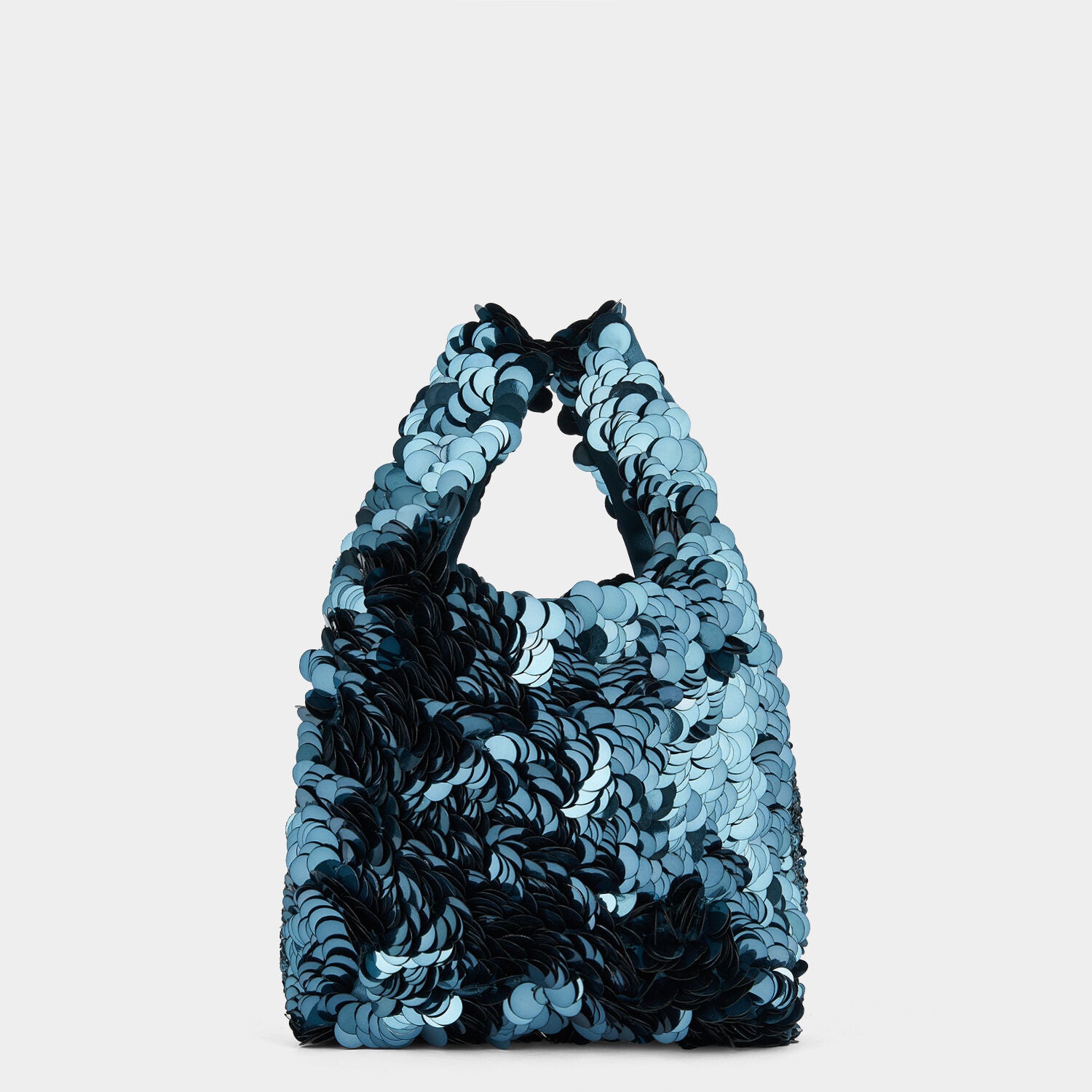 関税なし/ANYA HINDMARCH / Mini Tote After Eight in Dark Teal Anya Brands After Eight® Mini Tote | Anya Hindmarch UK