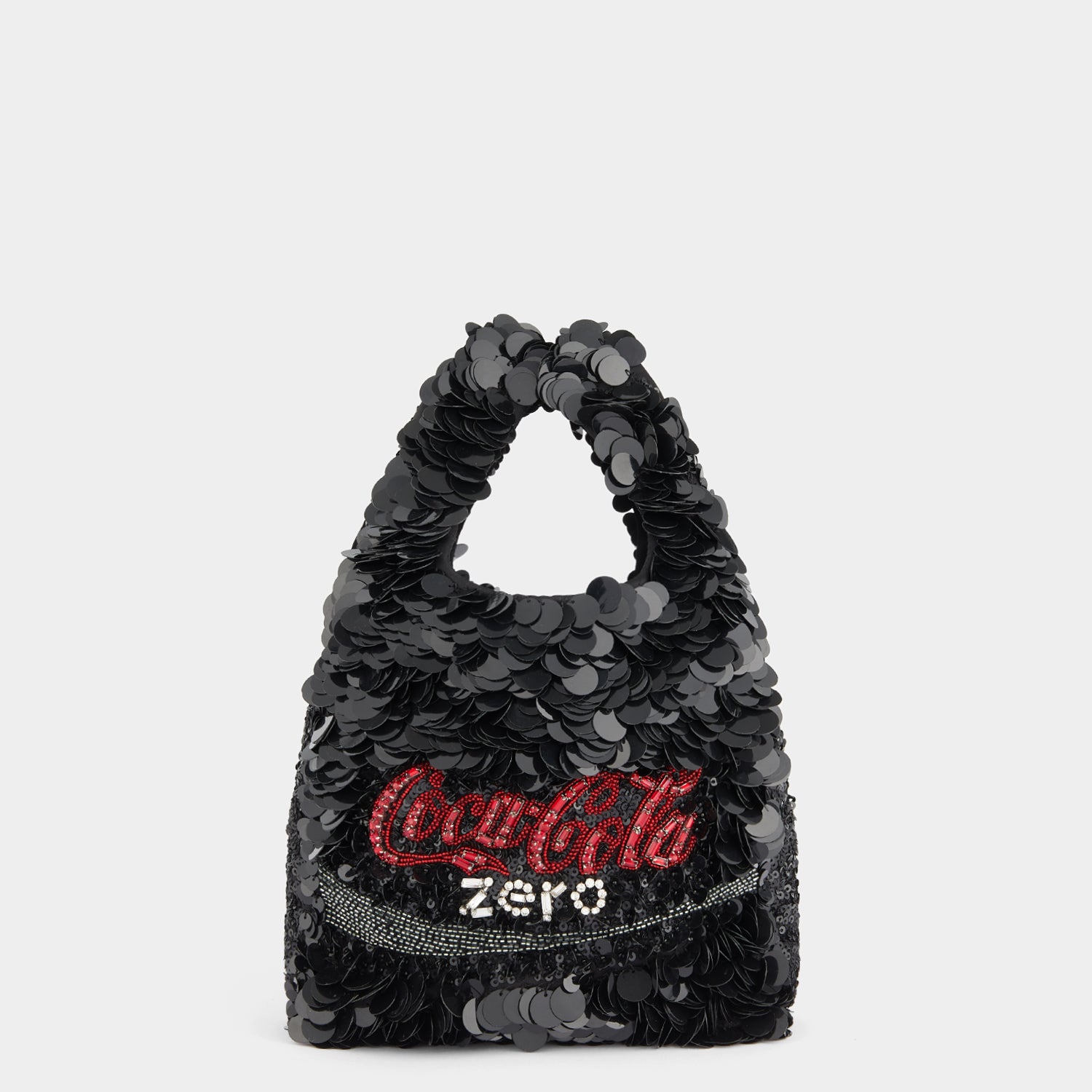 Anya Brands Coke Zero Mini Tote -

                  
                    Recycled Satin in Black -
                  

                  Anya Hindmarch UK
