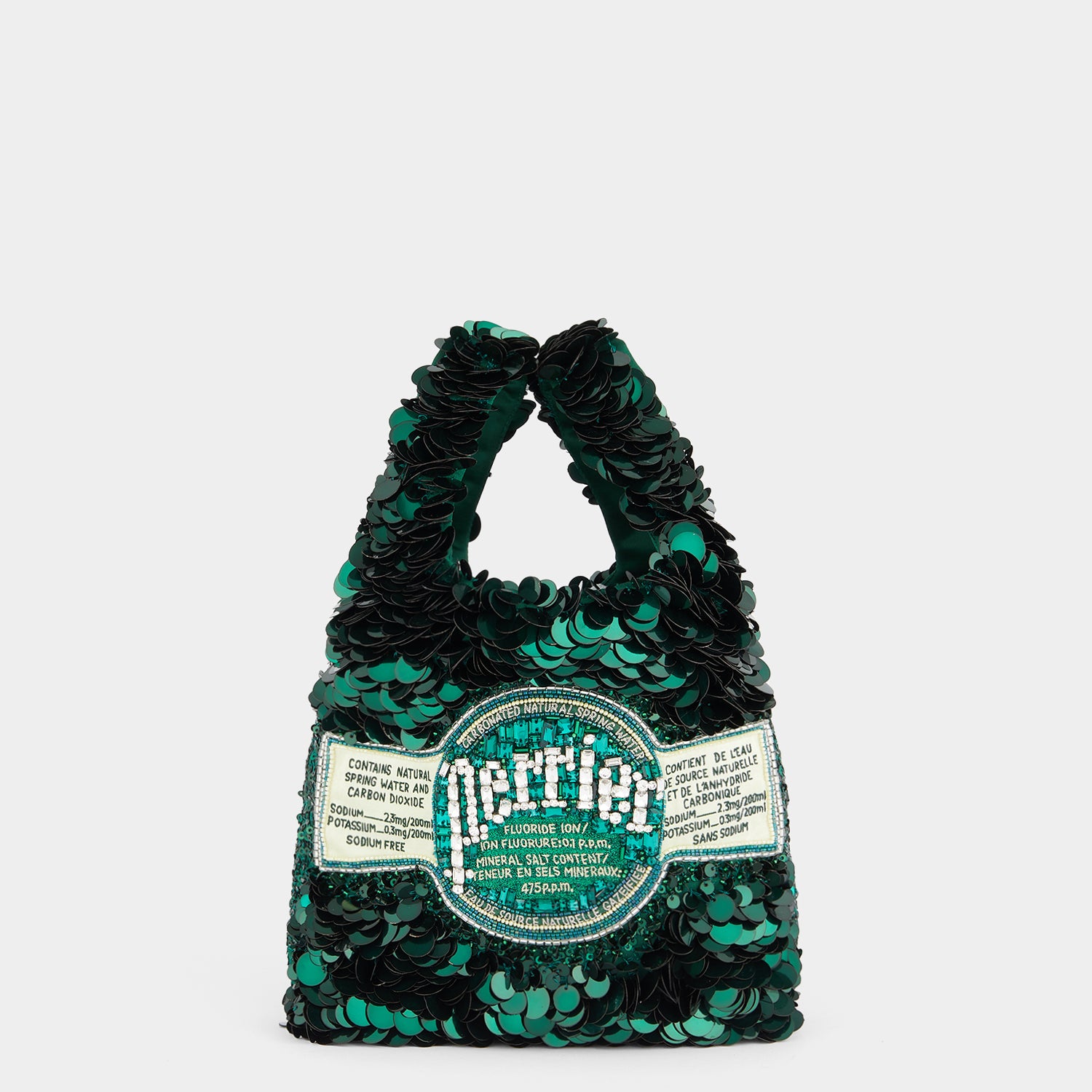 Anya Brands Perrier Mini Tote -

                  
                    Recycled Satin in Bottle Green -
                  

                  Anya Hindmarch UK
