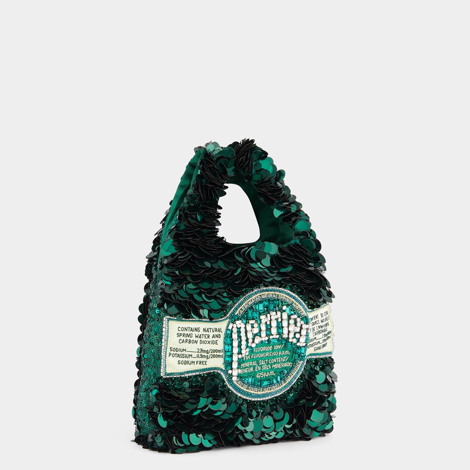 Anya Brands Perrier Mini Tote -

                  
                    Recycled Satin in Bottle Green -
                  

                  Anya Hindmarch UK

