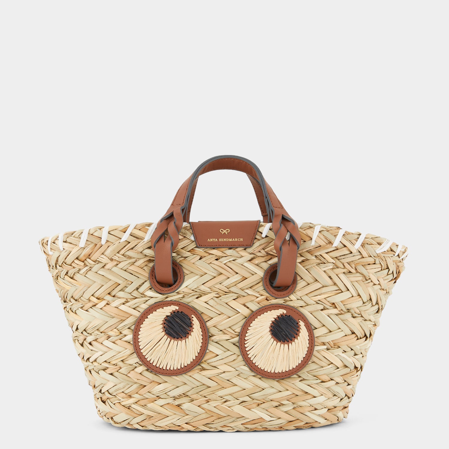 Small Paper Basket Bag with Eyes | Anya Hindmarch UK