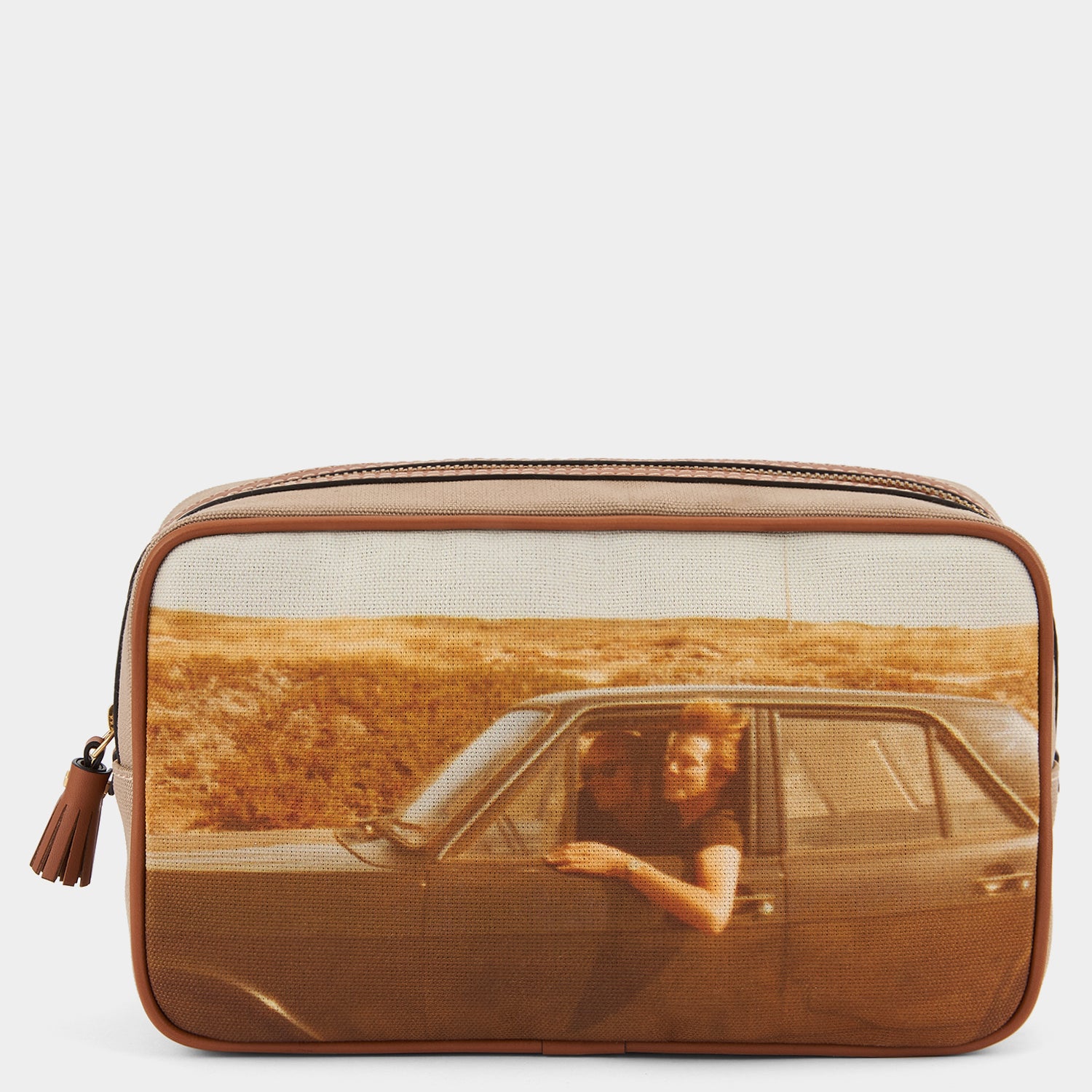 Be A Bag Large Wash bag -

                  
                    Recyled Canvas in Tan -
                  

                  Anya Hindmarch UK
